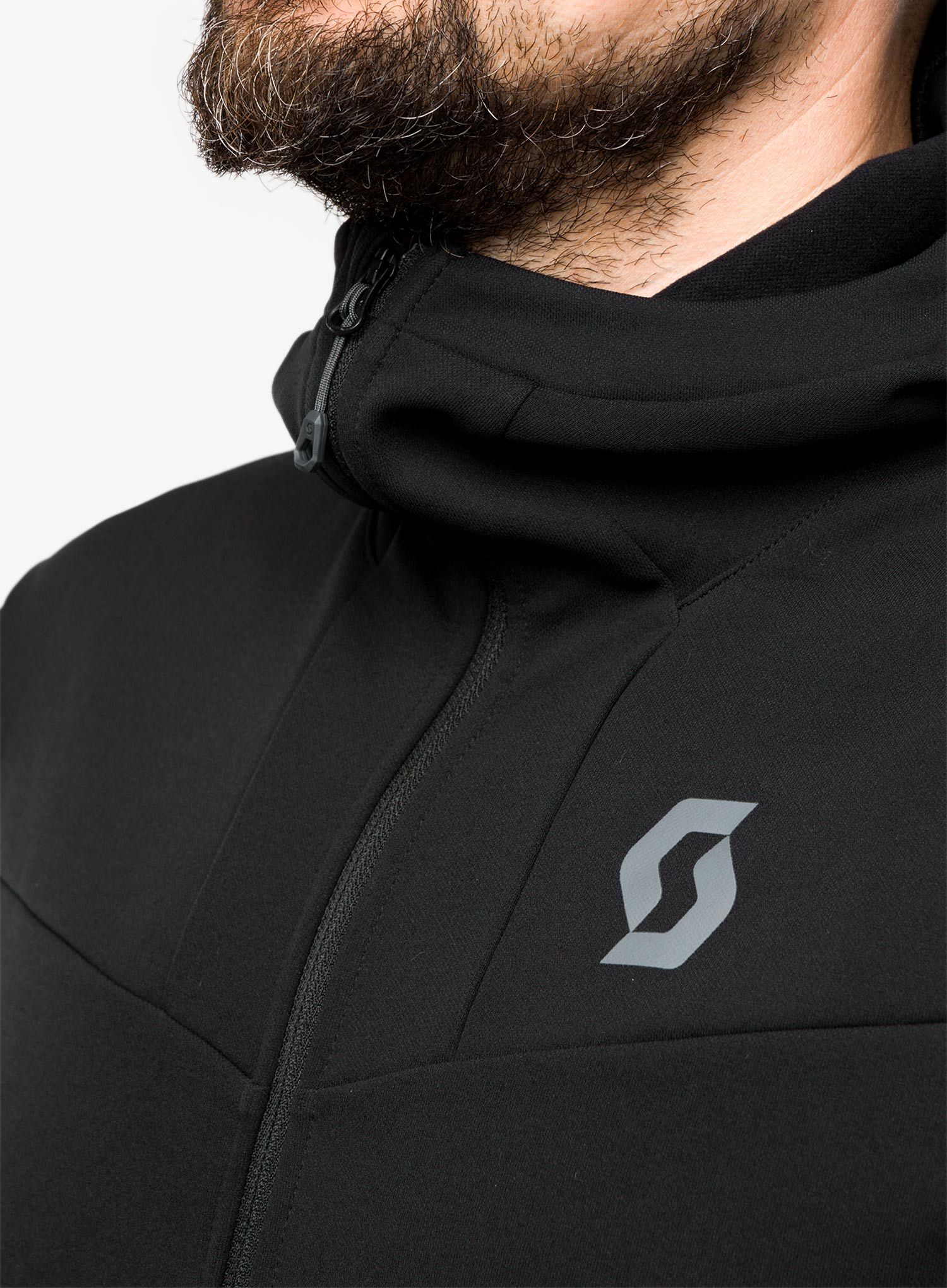 Кофта трекінгова SCOTT Hoody Defined Mid - black