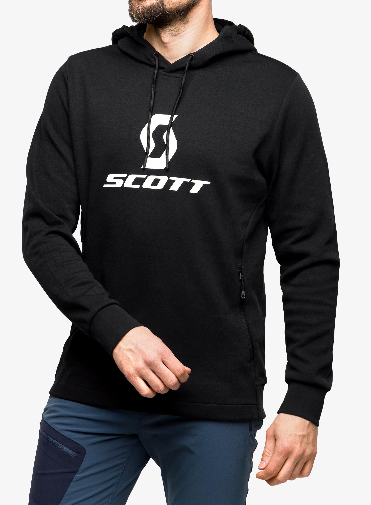 Кофта з каптуром SCOTT Hoody Tech - black