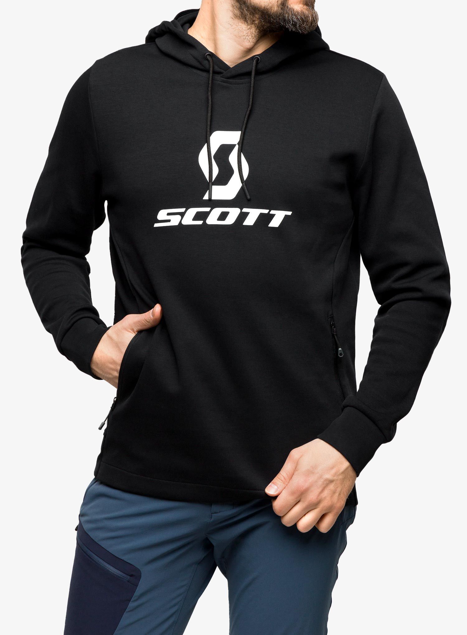 Кофта з каптуром SCOTT Hoody Tech - black