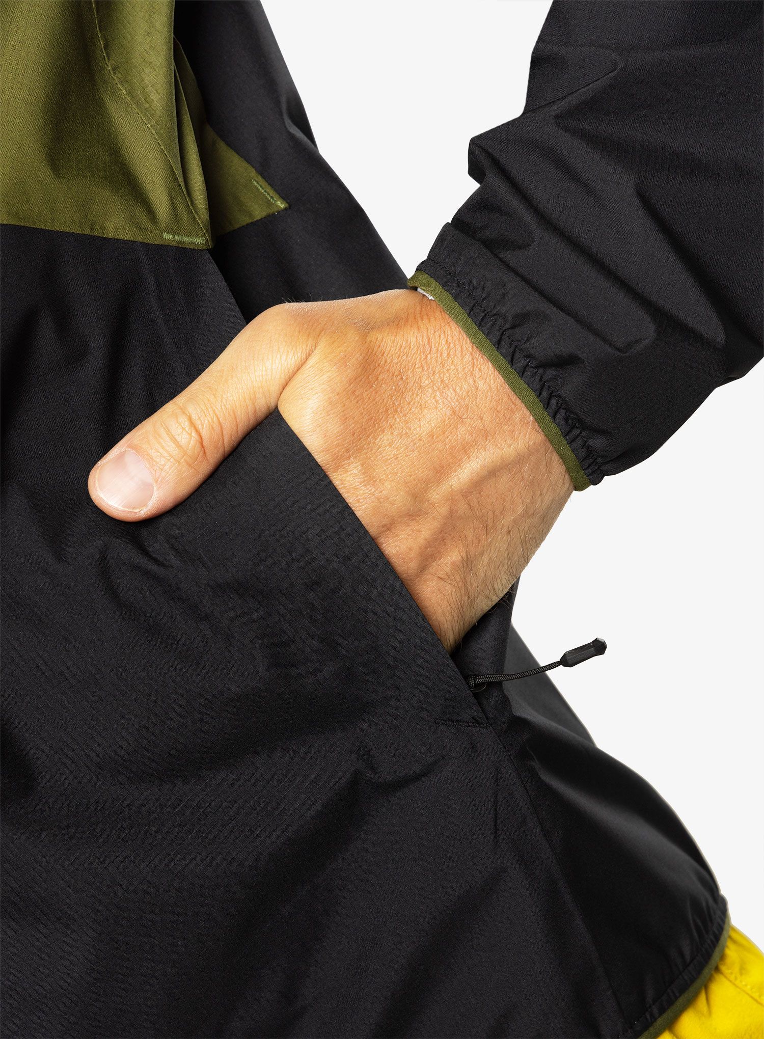 Куртка дощовик SCOTT Jacket Explorair Light 2.5L - black/fir green