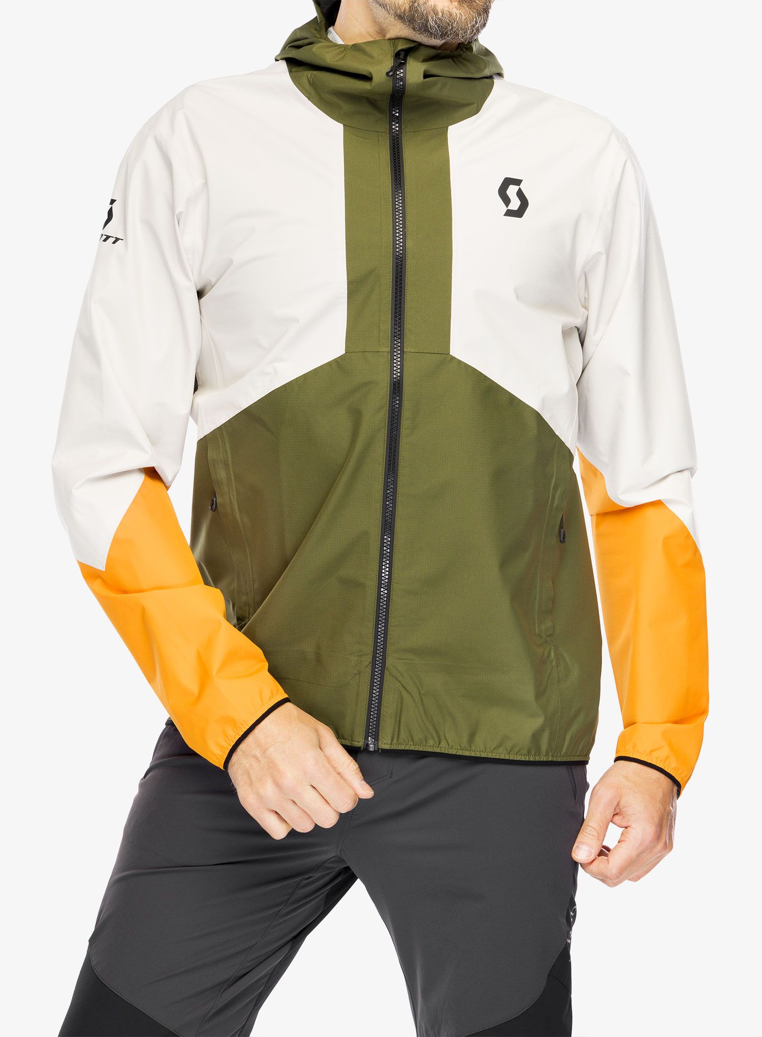 Куртка дощовик SCOTT Jacket Explorair Light 2.5L - green/dust white