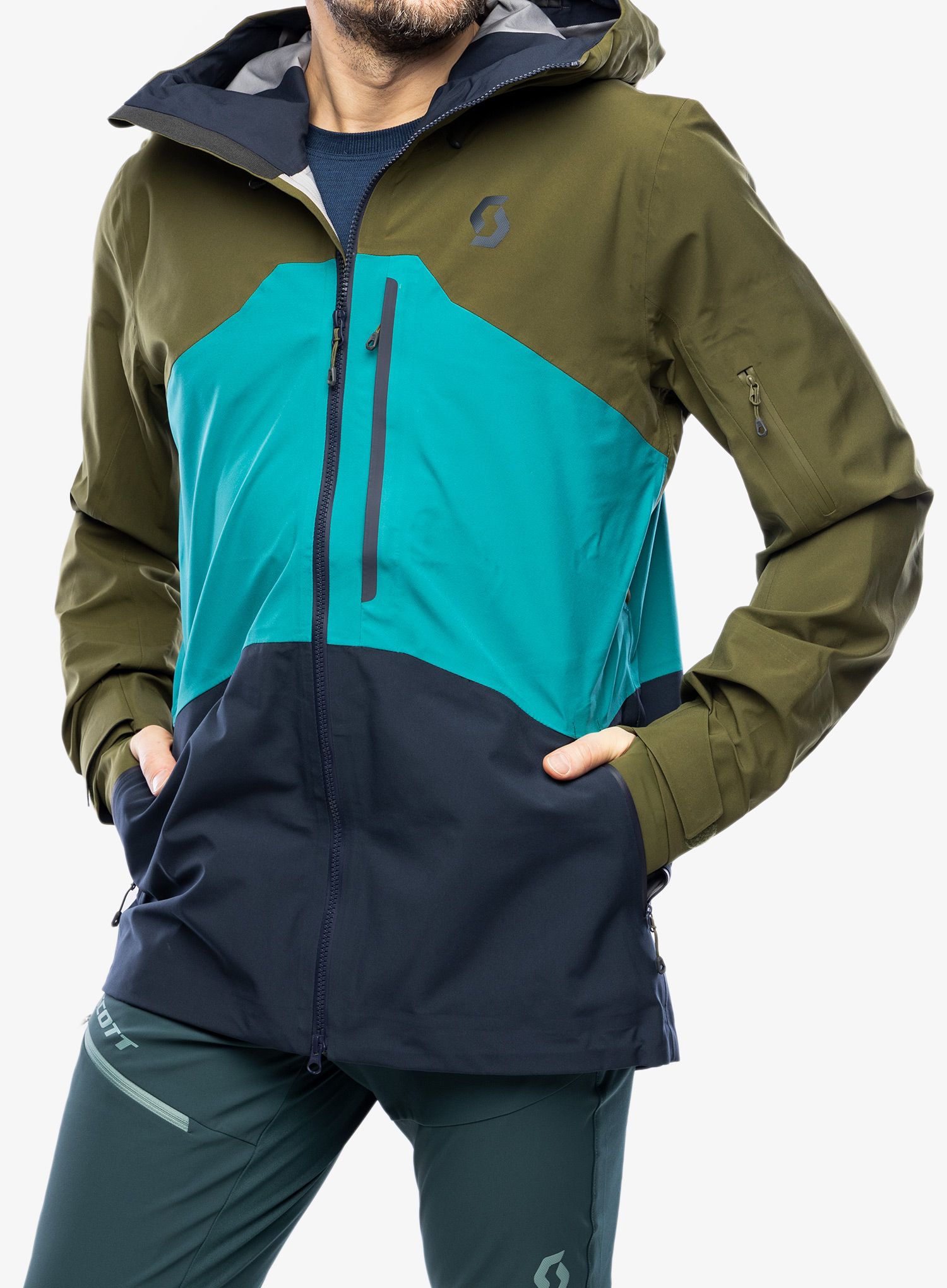 Куртка SCOTT Jacket Vertic 3L - fir green/winter green