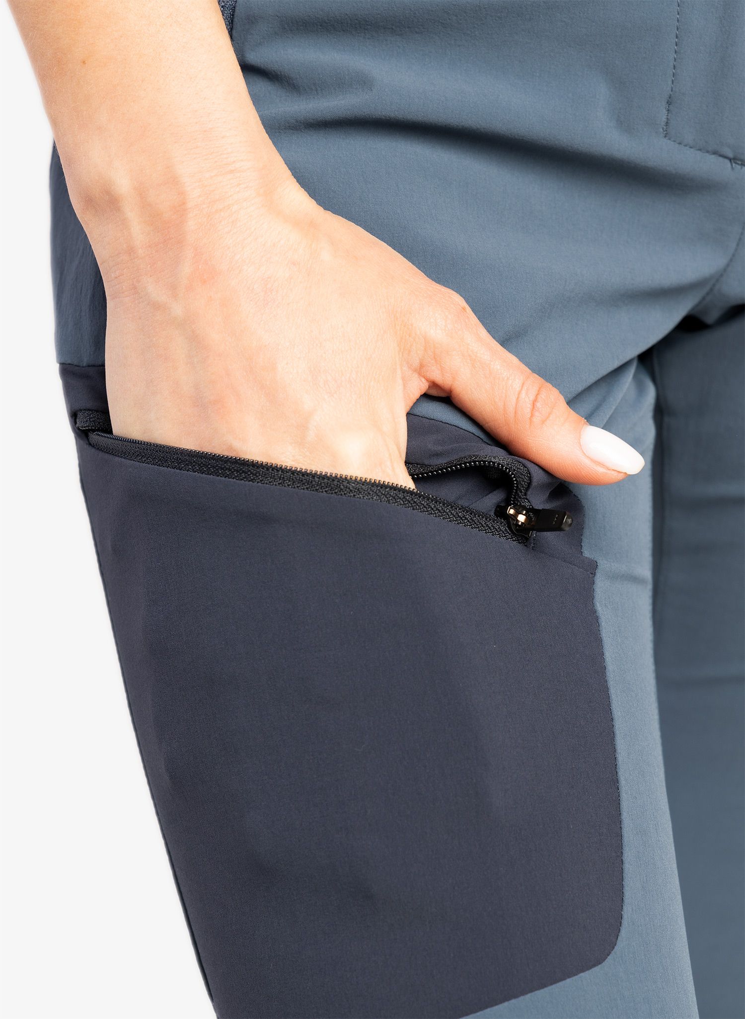 Штани туристичні жіночі SCOTT Pant Explorair Light - metal blue/dark blue