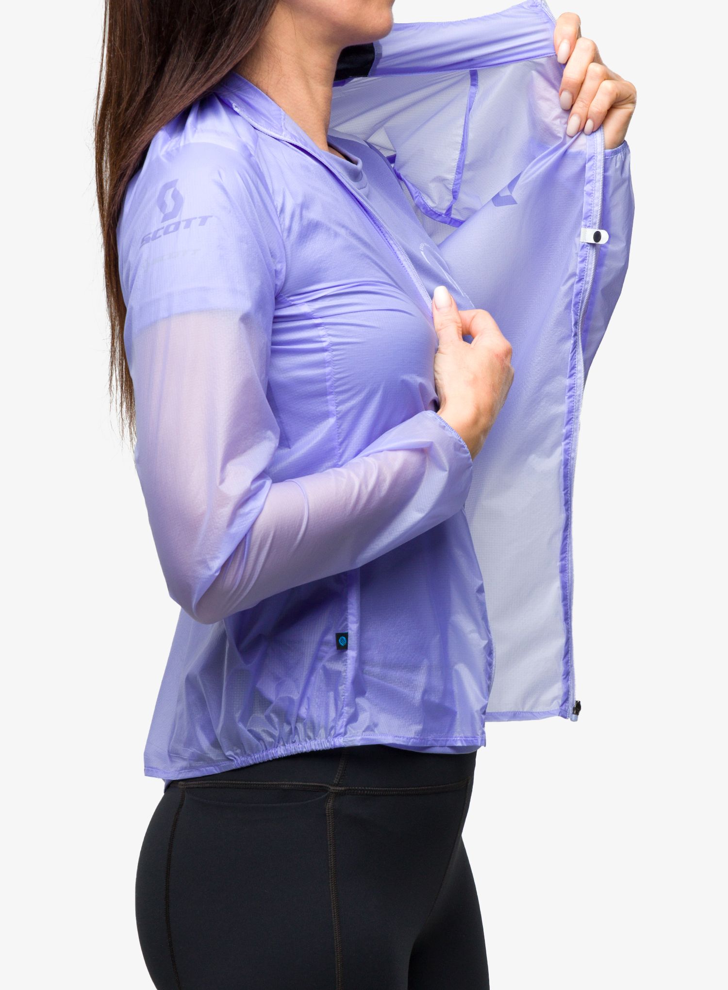 Куртка для бігу жіноча SCOTT RC Run WB - moon blue/dream blue