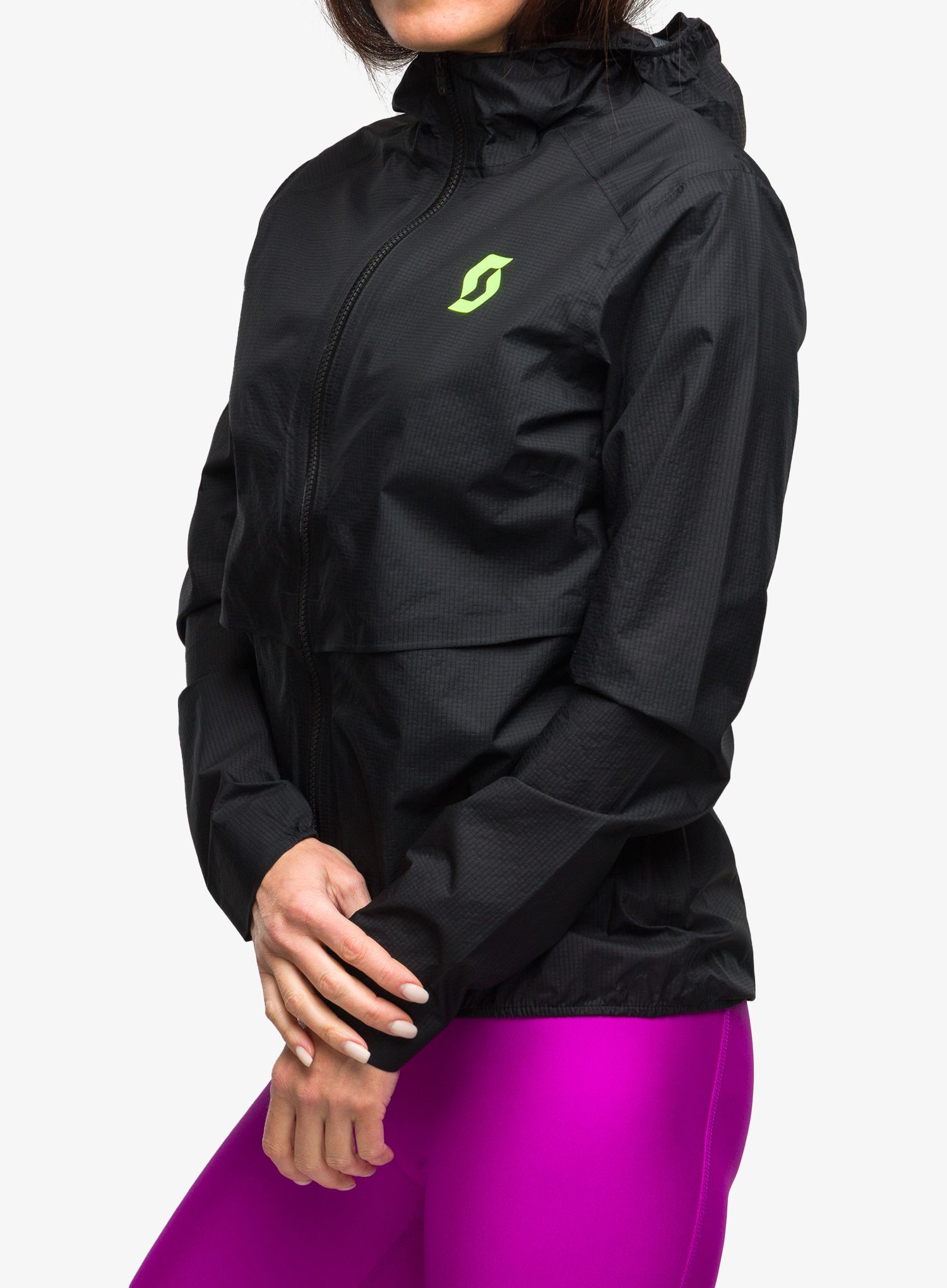 Куртка для бігу жіноча SCOTT RC Run Waterproof - black/yell