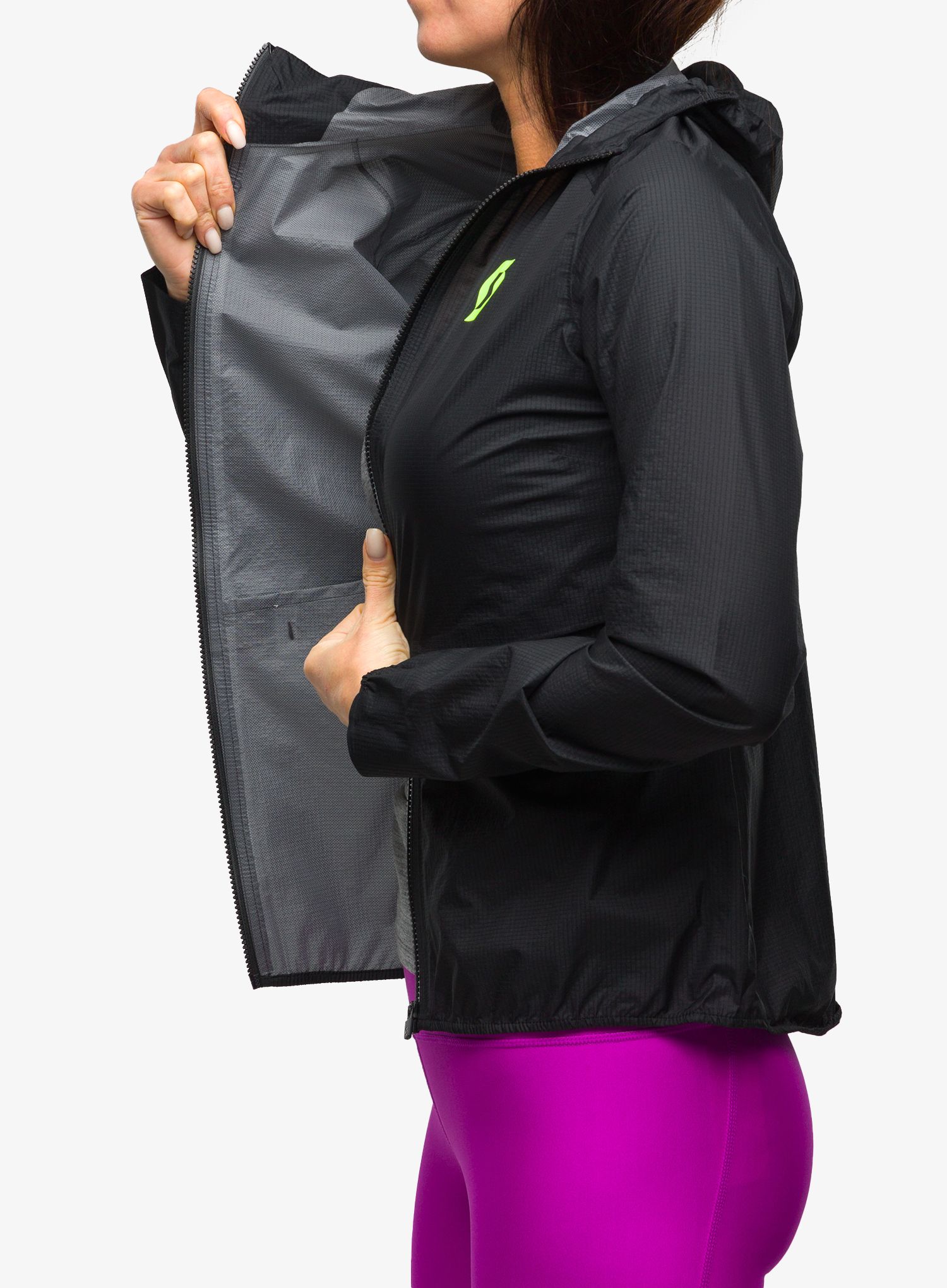 Куртка для бігу жіноча SCOTT RC Run Waterproof - black/yell