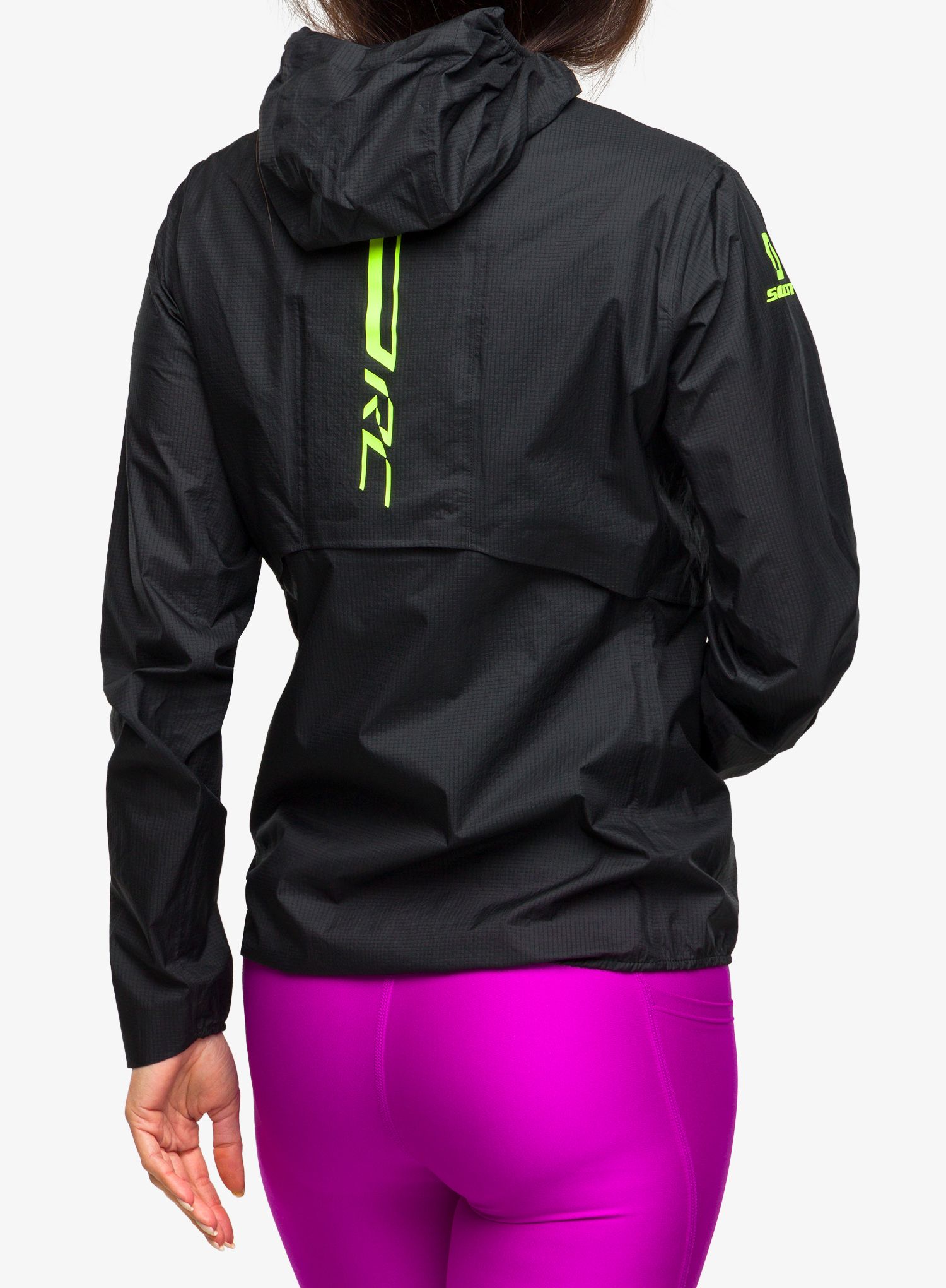 Куртка для бігу жіноча SCOTT RC Run Waterproof - black/yell