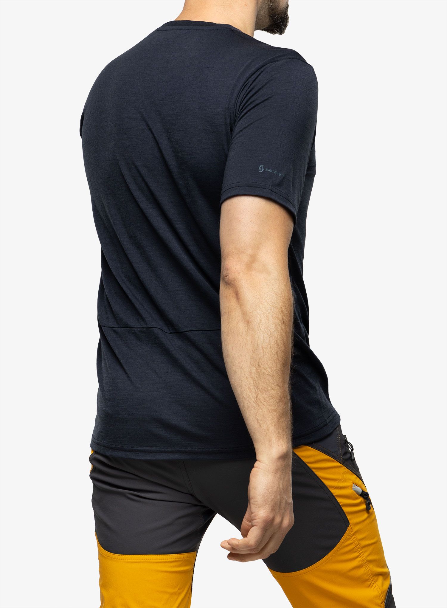 Футболка з мериноса SCOTT Shirt Defined Merino Tech S/S - dark blue