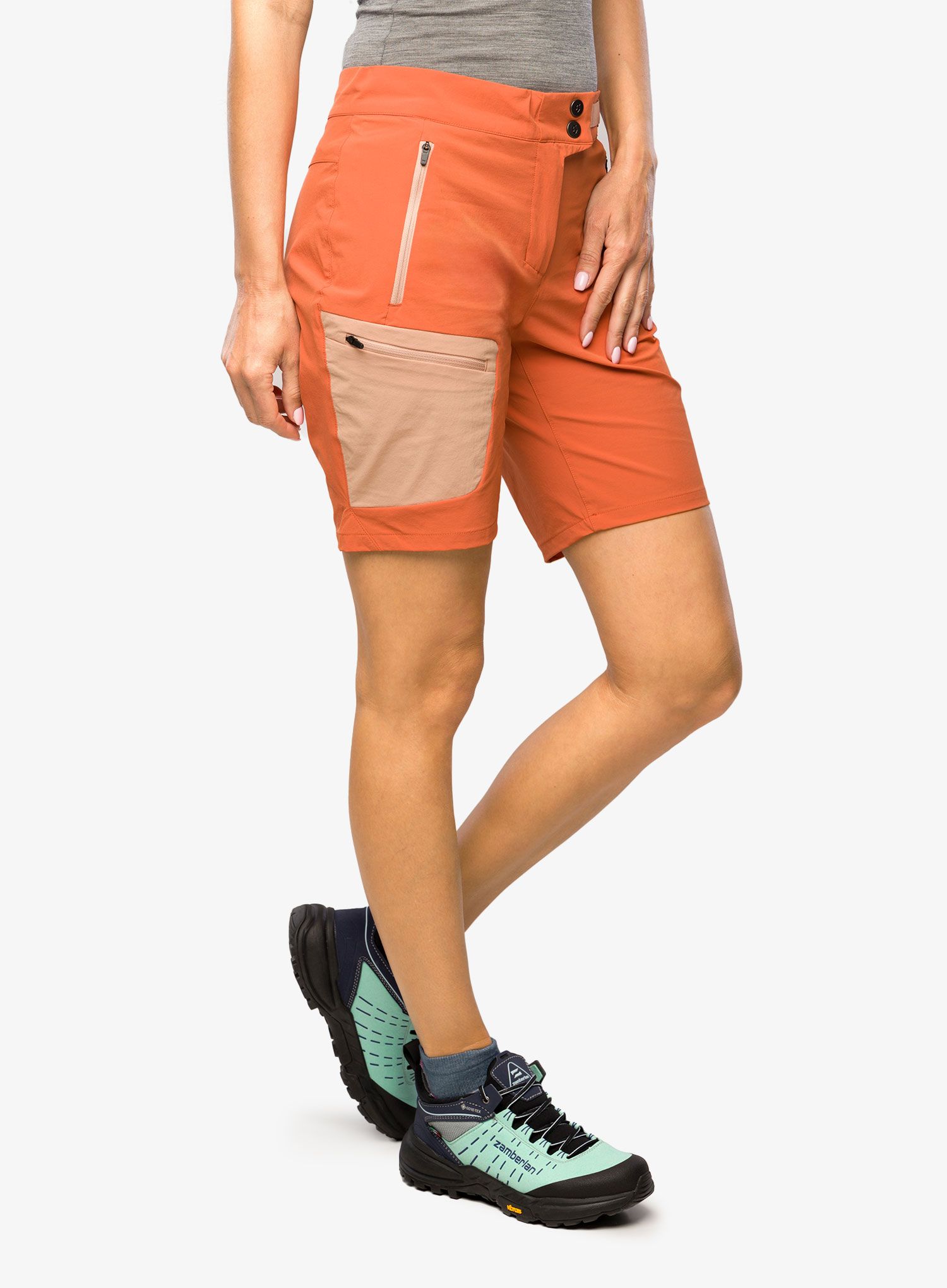 Шорти туристичні жіночі SCOTT Short Explorair Light - braze orange/rose