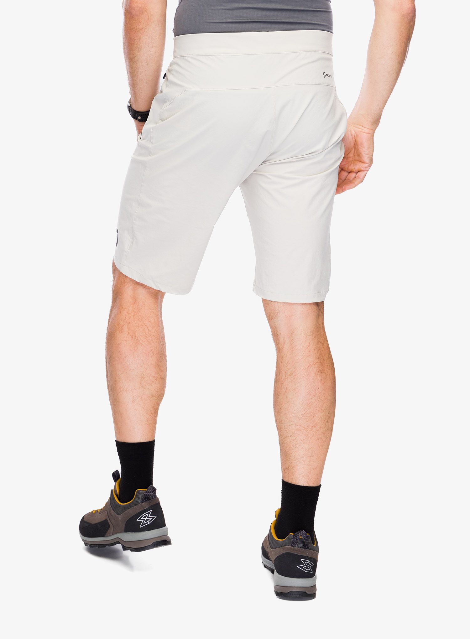 Шорти туристичні SCOTT Short Explorair Light - dust white/flash orange