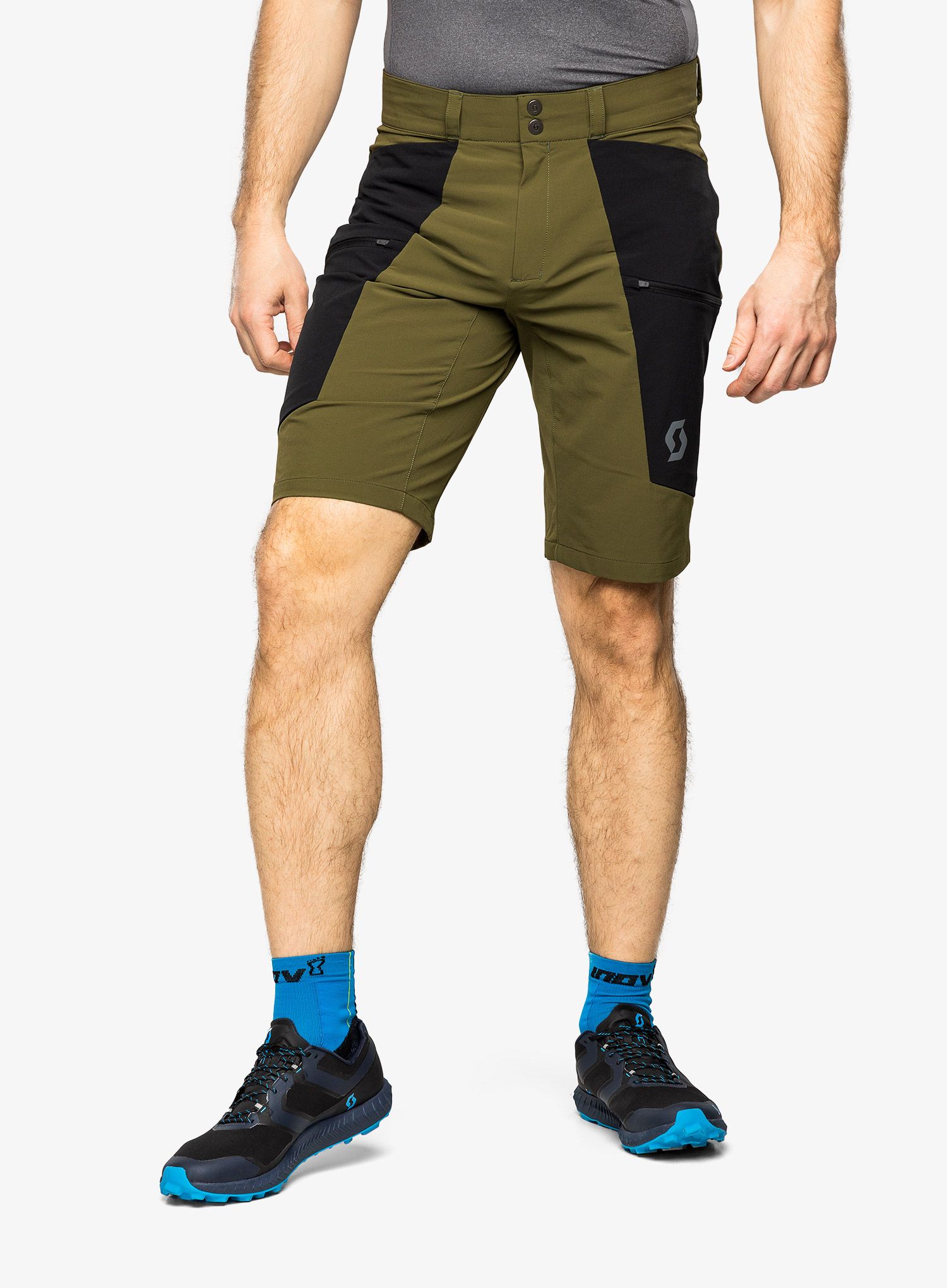 Шорти туристичні SCOTT Shorts Explorair Tech - fir green/black