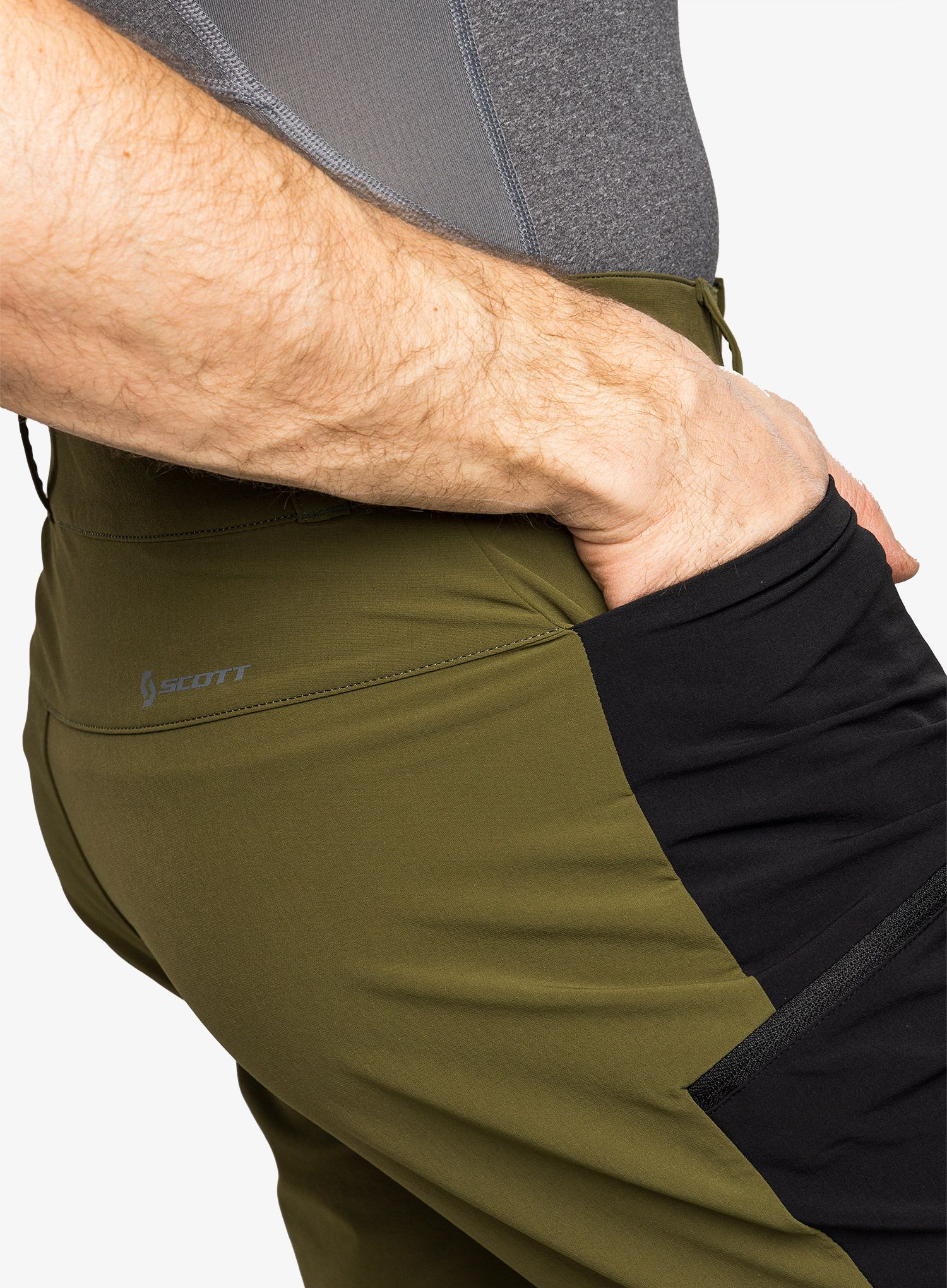 Шорти туристичні SCOTT Shorts Explorair Tech - fir green/black