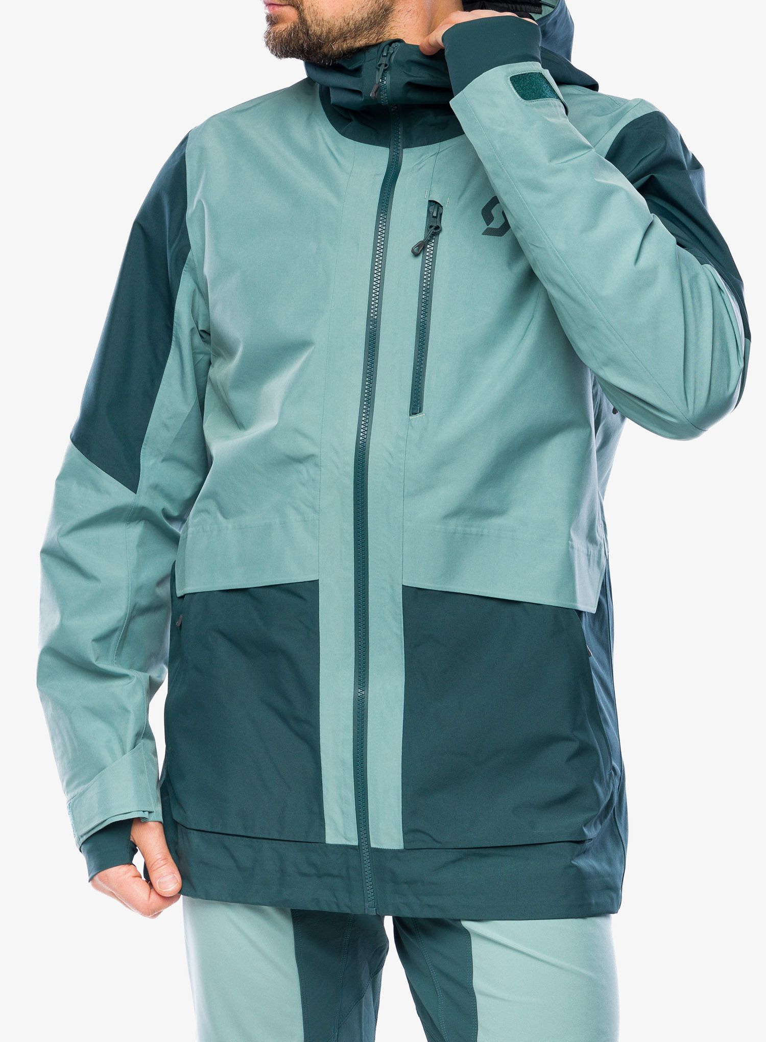Куртка дощовик SCOTT Vertic GTX 2L Jacket - aruba green/northern mint grn