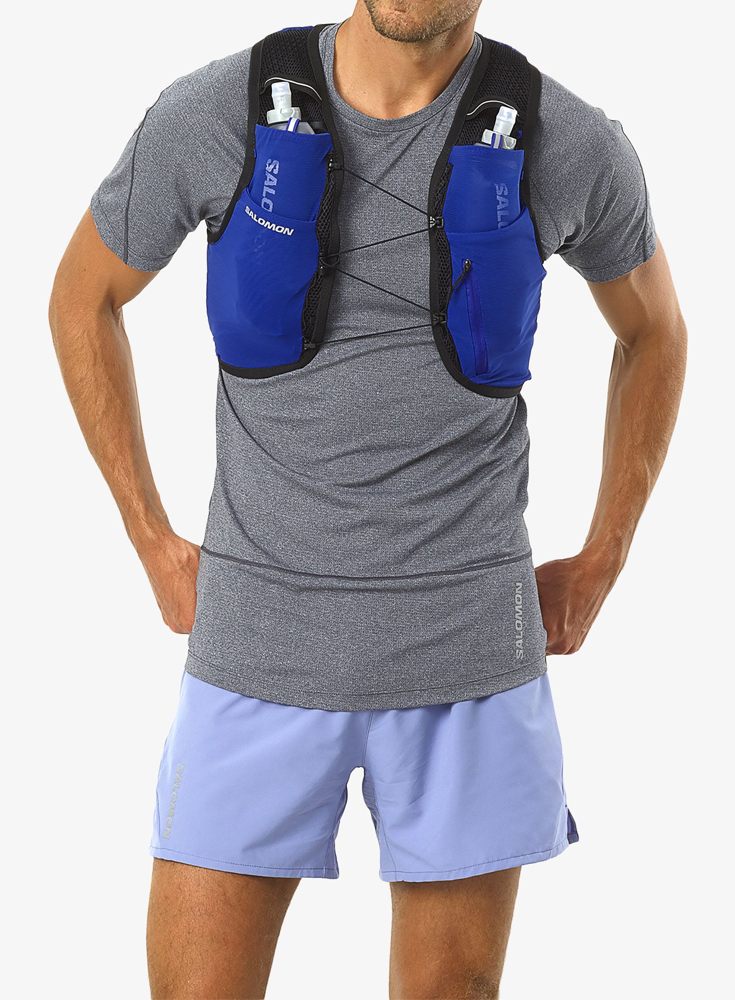 Жилет для бігу Salomon Active Skin 4 Set - surf the web/black