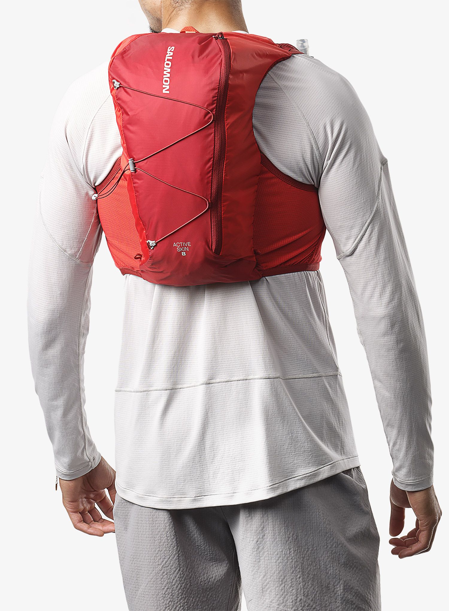 Жилет для бігу Salomon Active Skin 8 Set - red dahlia/high risk