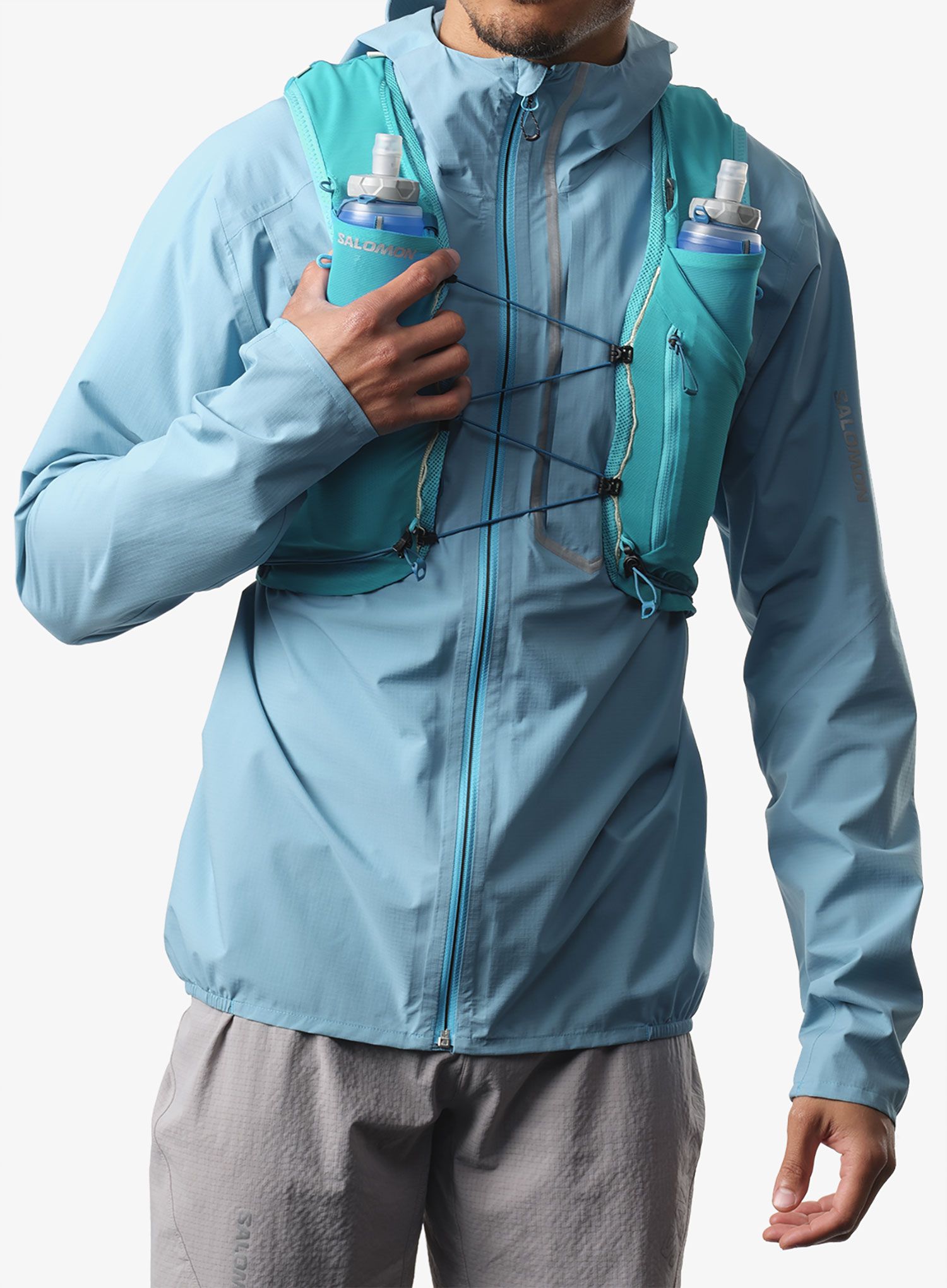 Жилет для бігу Salomon Adv Skin 5 Set - tahitian tide/peacock