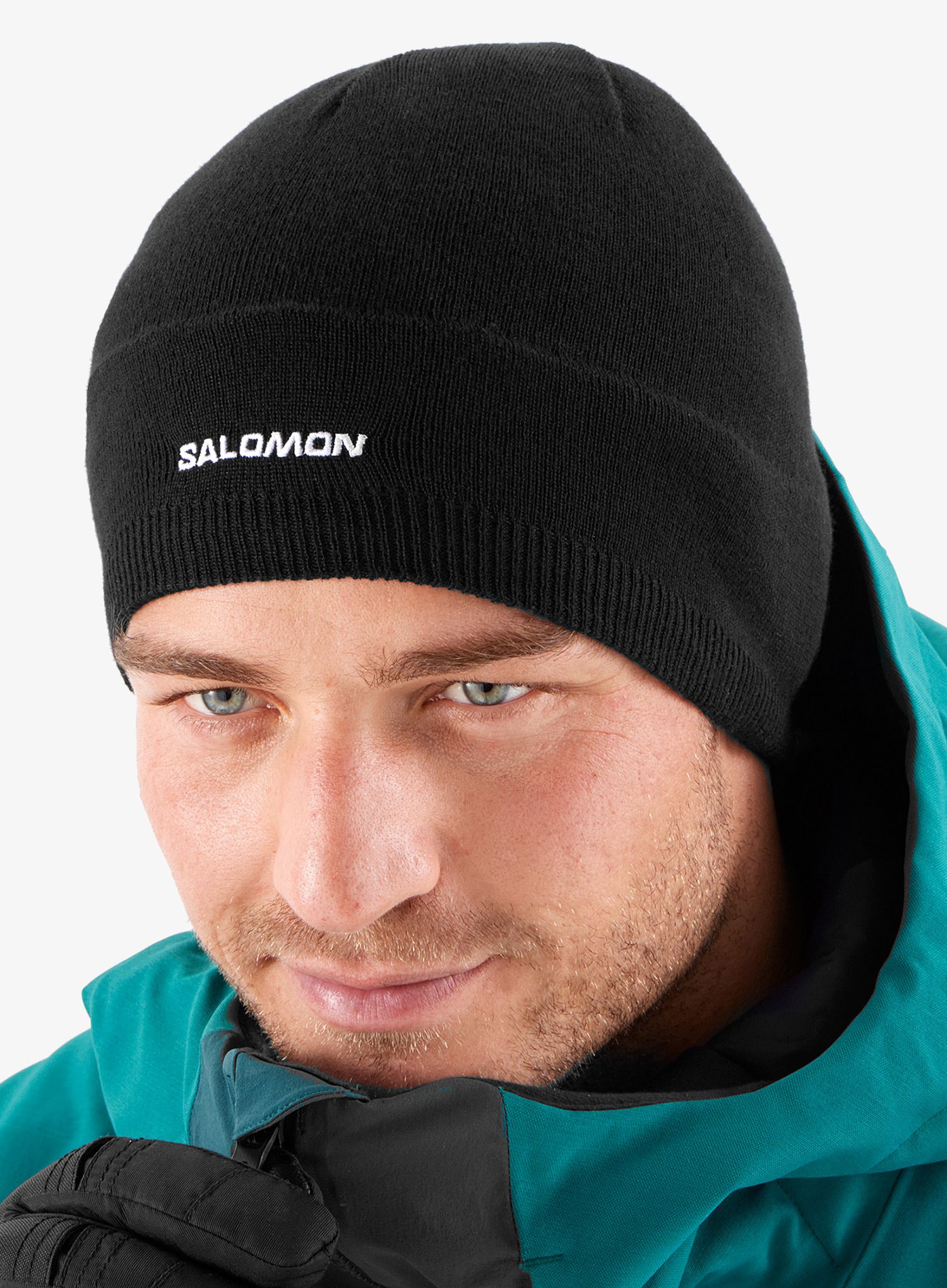 Шапка зимова Salomon Beanie - deep black