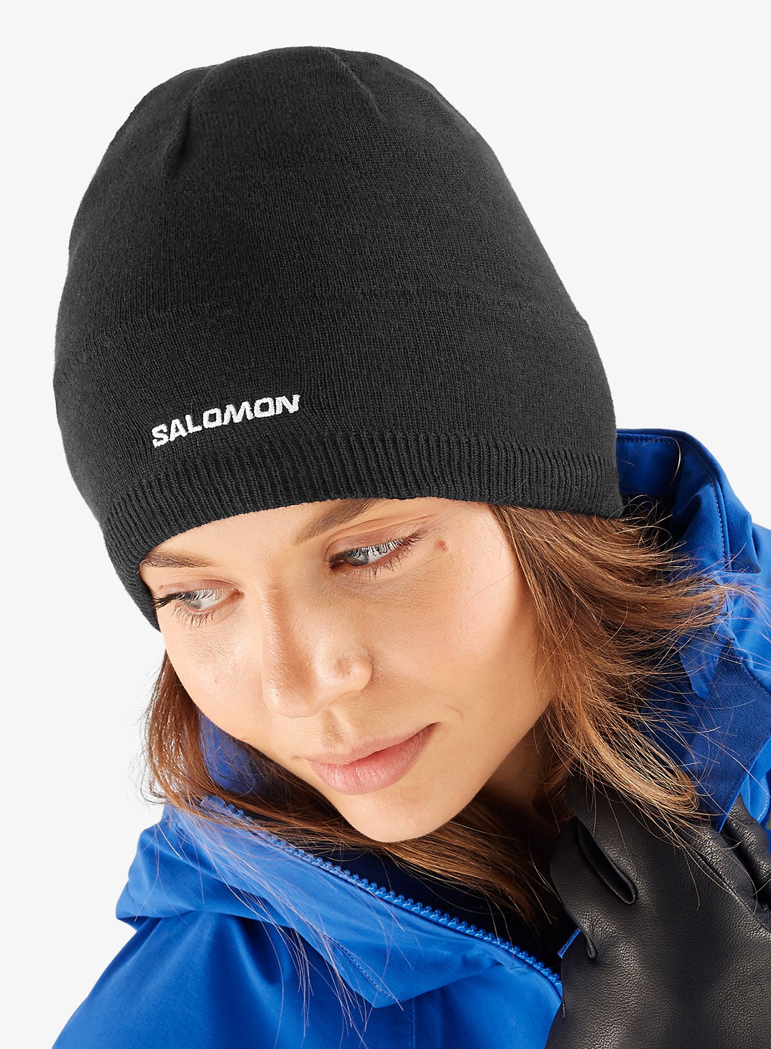 Шапка зимова Salomon Beanie - deep black