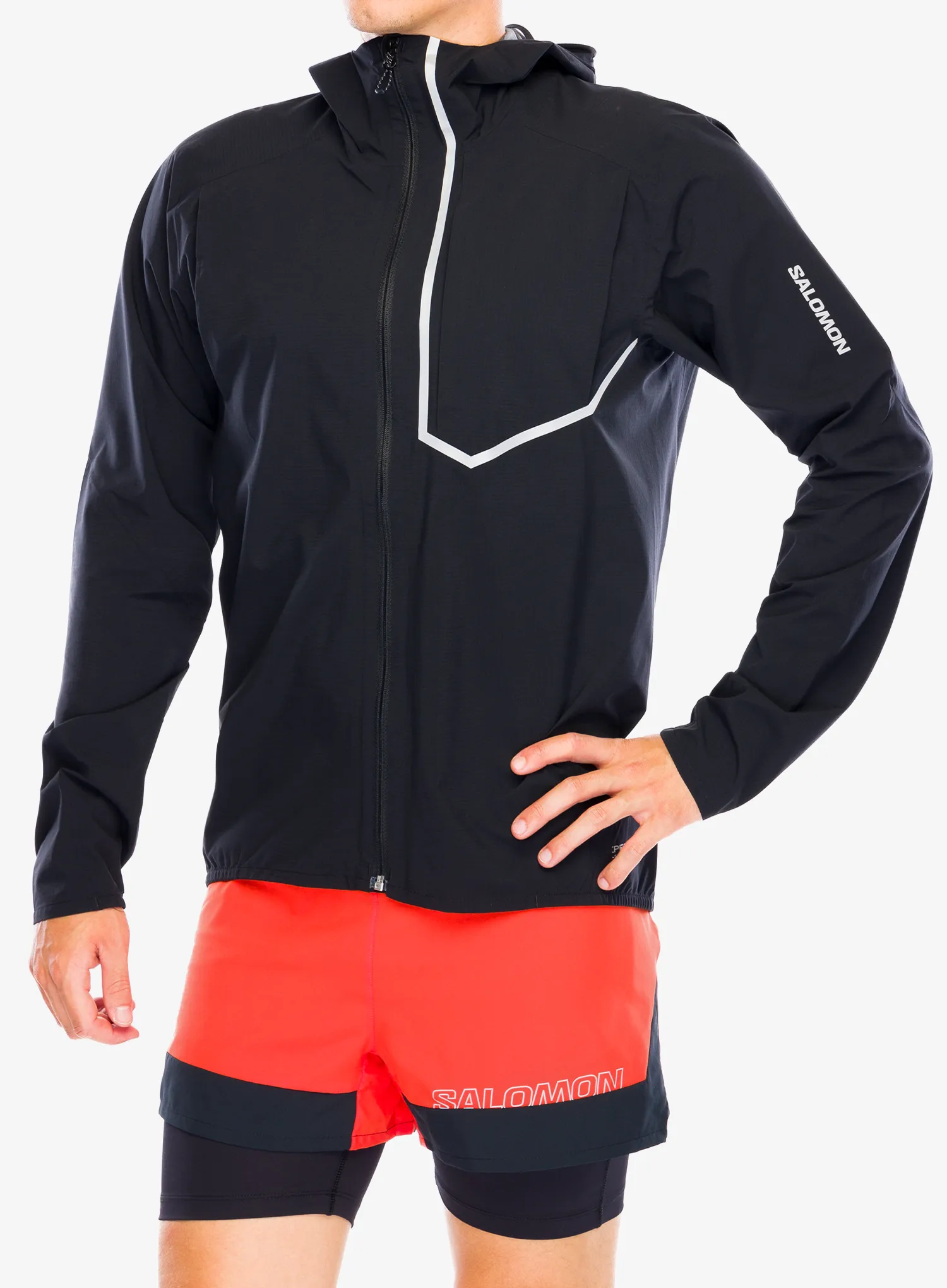 Куртка для бігу Salomon Bonatti Trail Jacket - deep black