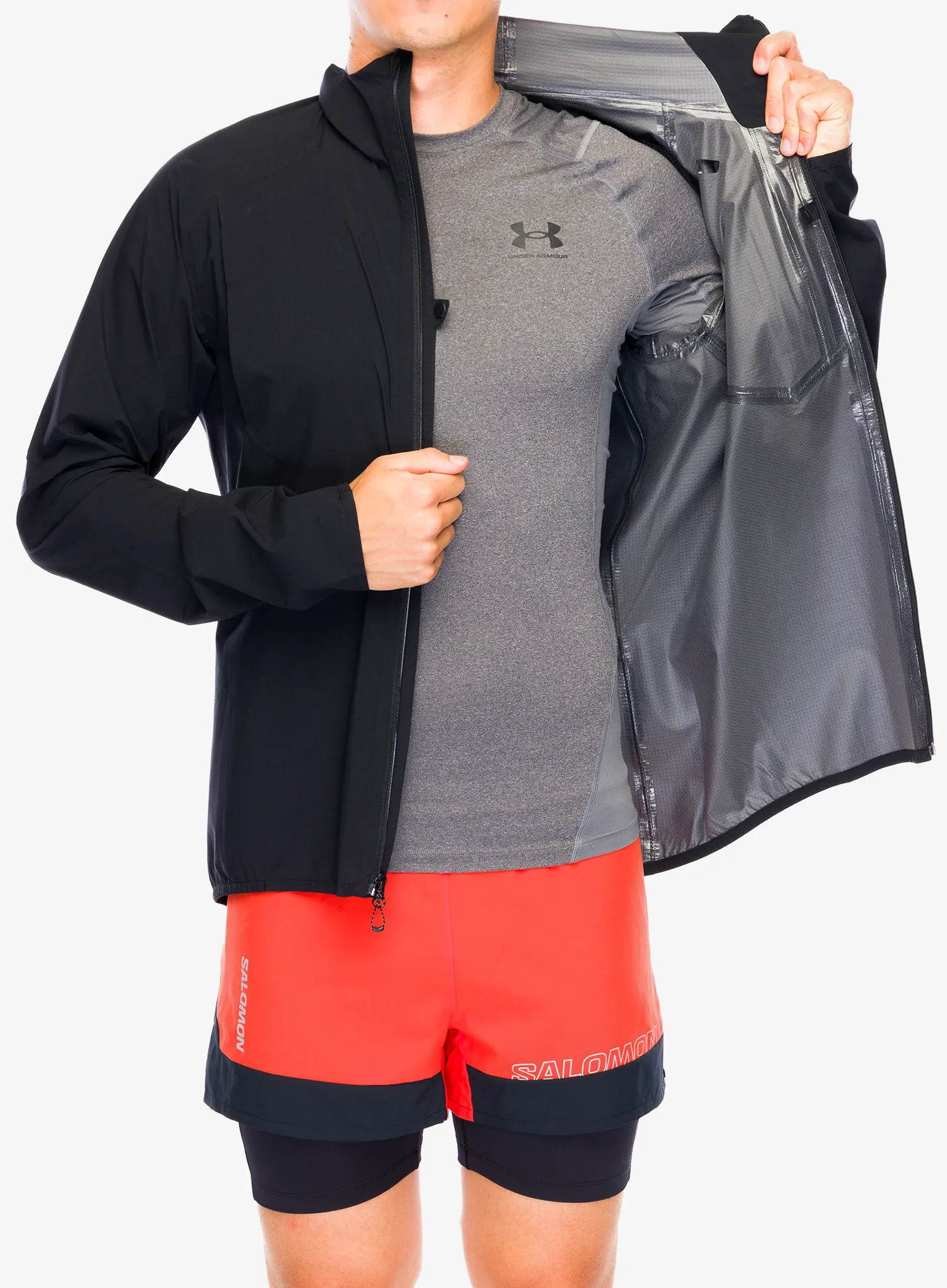 Куртка для бігу Salomon Bonatti Trail Jacket - deep black