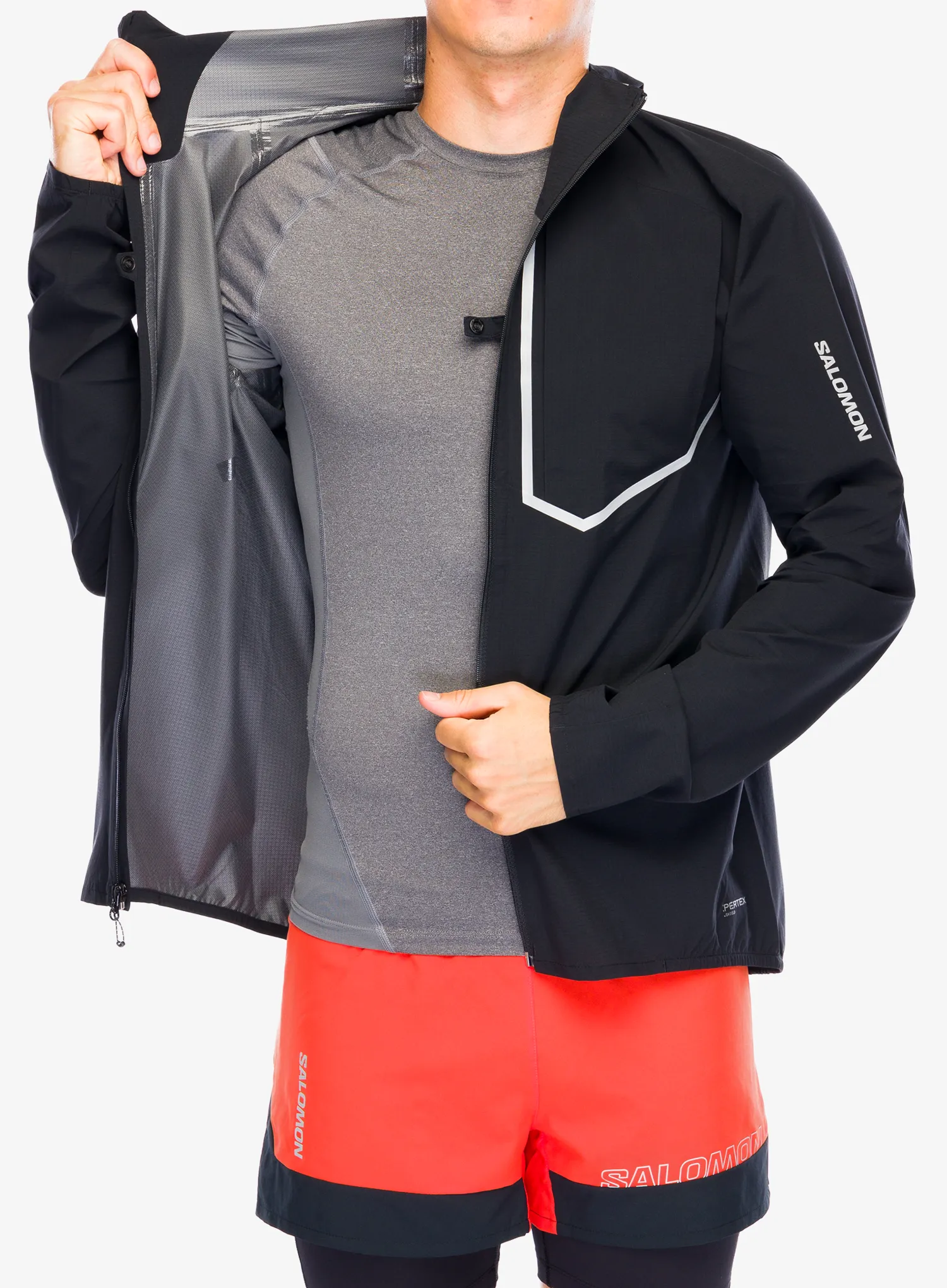 Куртка для бігу Salomon Bonatti Trail Jacket - deep black