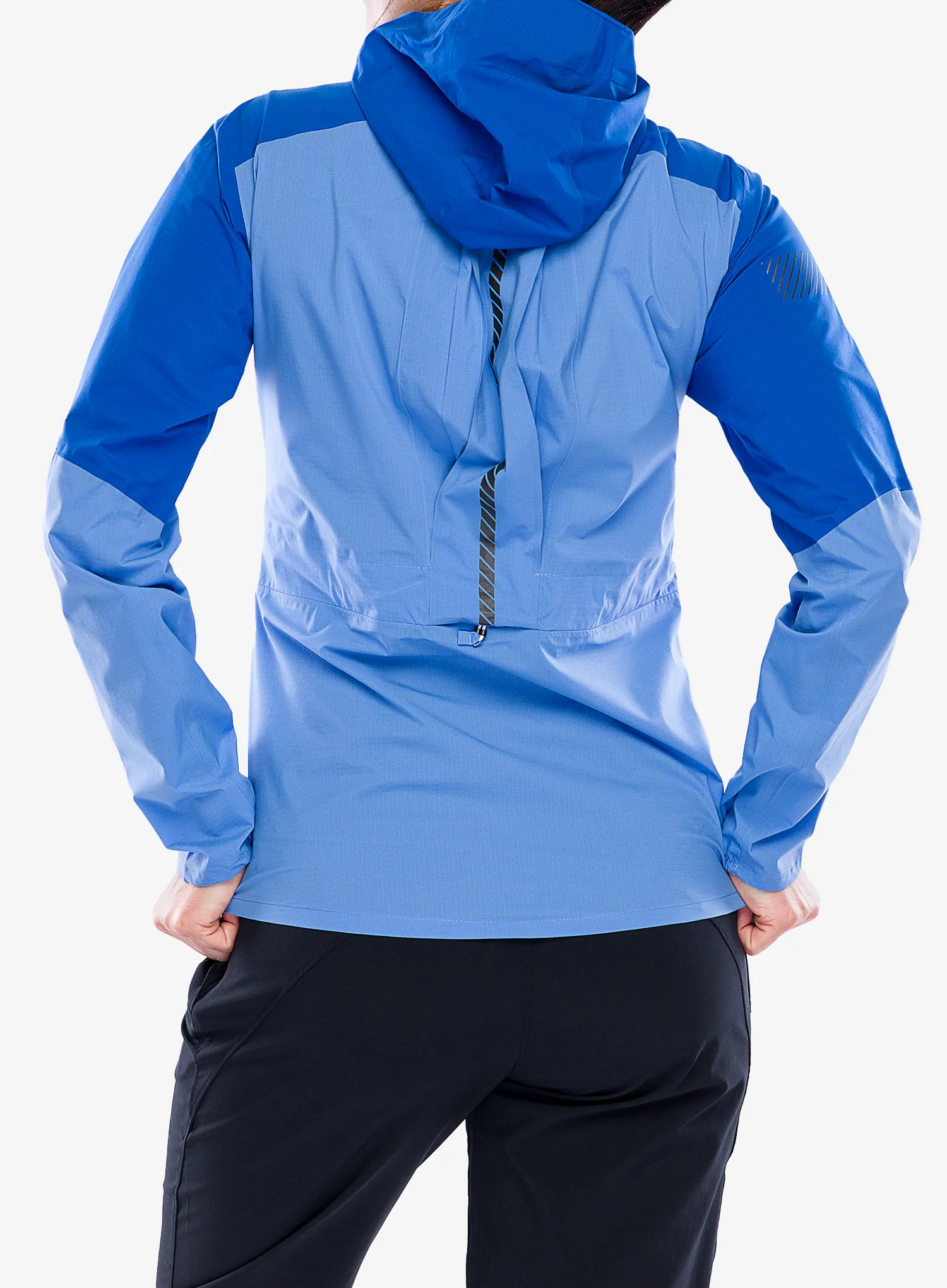 Куртка для бігу жіноча Salomon Bonatti Trail Jacket - provence/nautical blue
