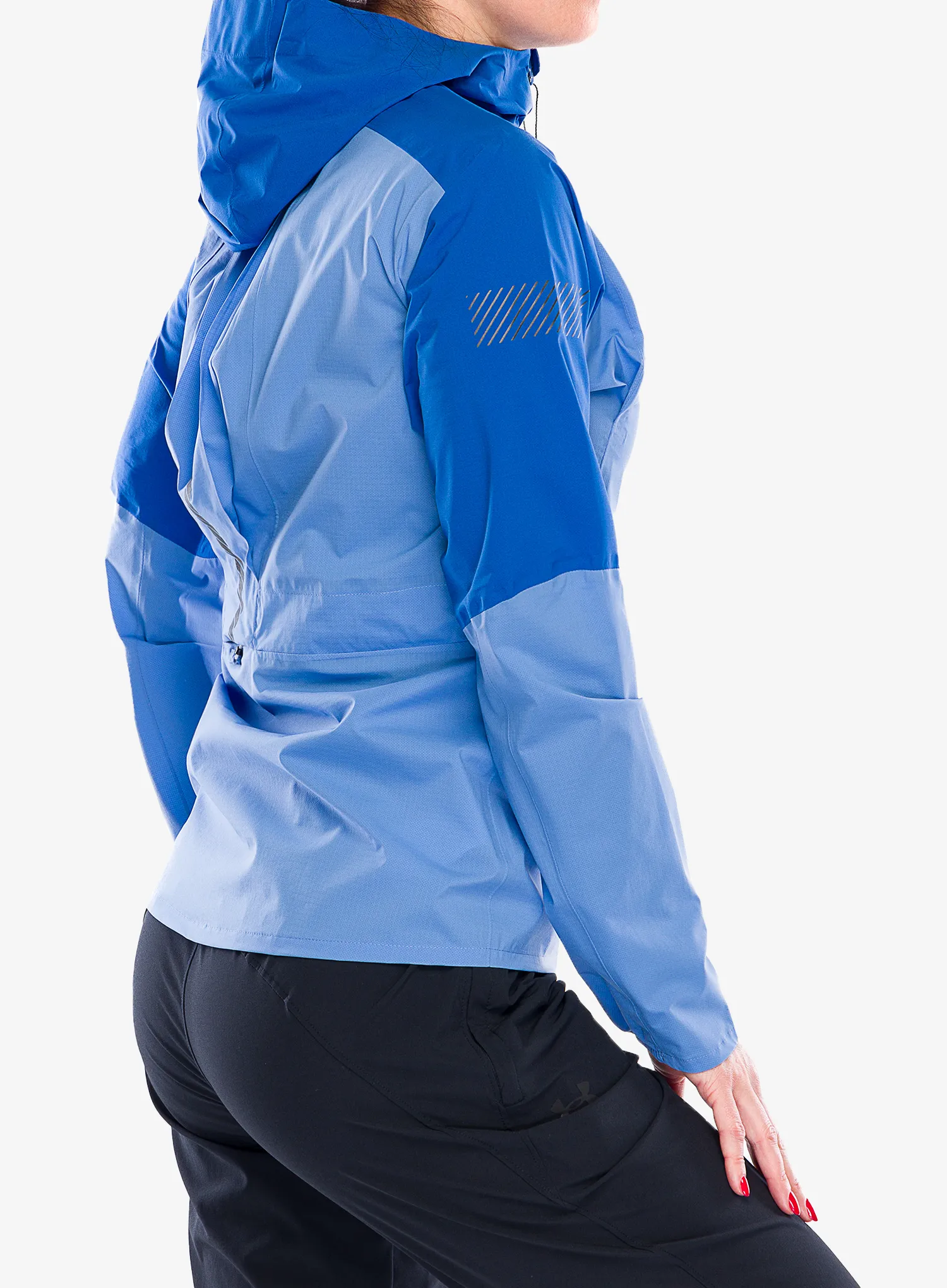 Куртка для бігу жіноча Salomon Bonatti Trail Jacket - provence/nautical blue