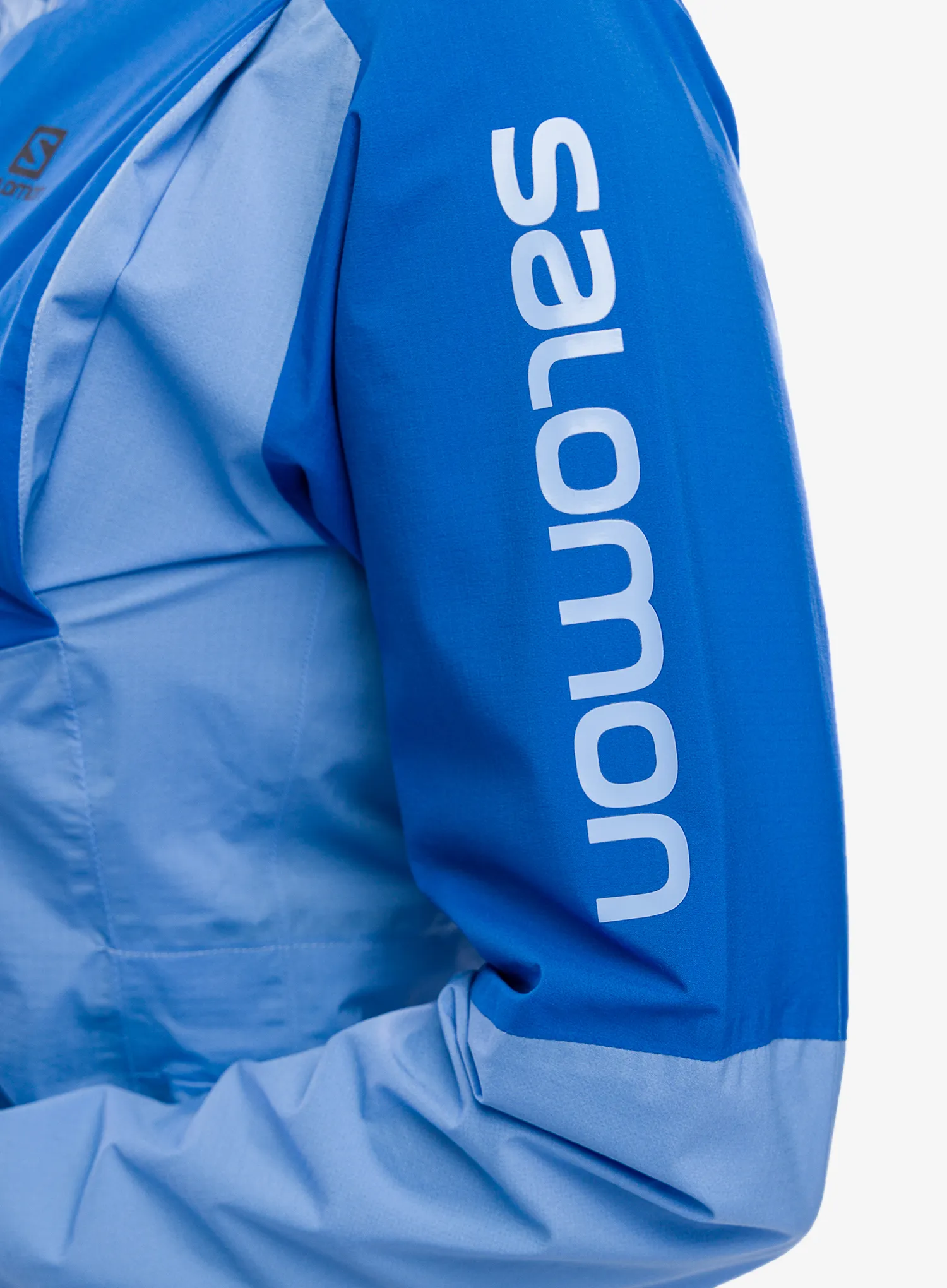 Куртка для бігу жіноча Salomon Bonatti Trail Jacket - provence/nautical blue