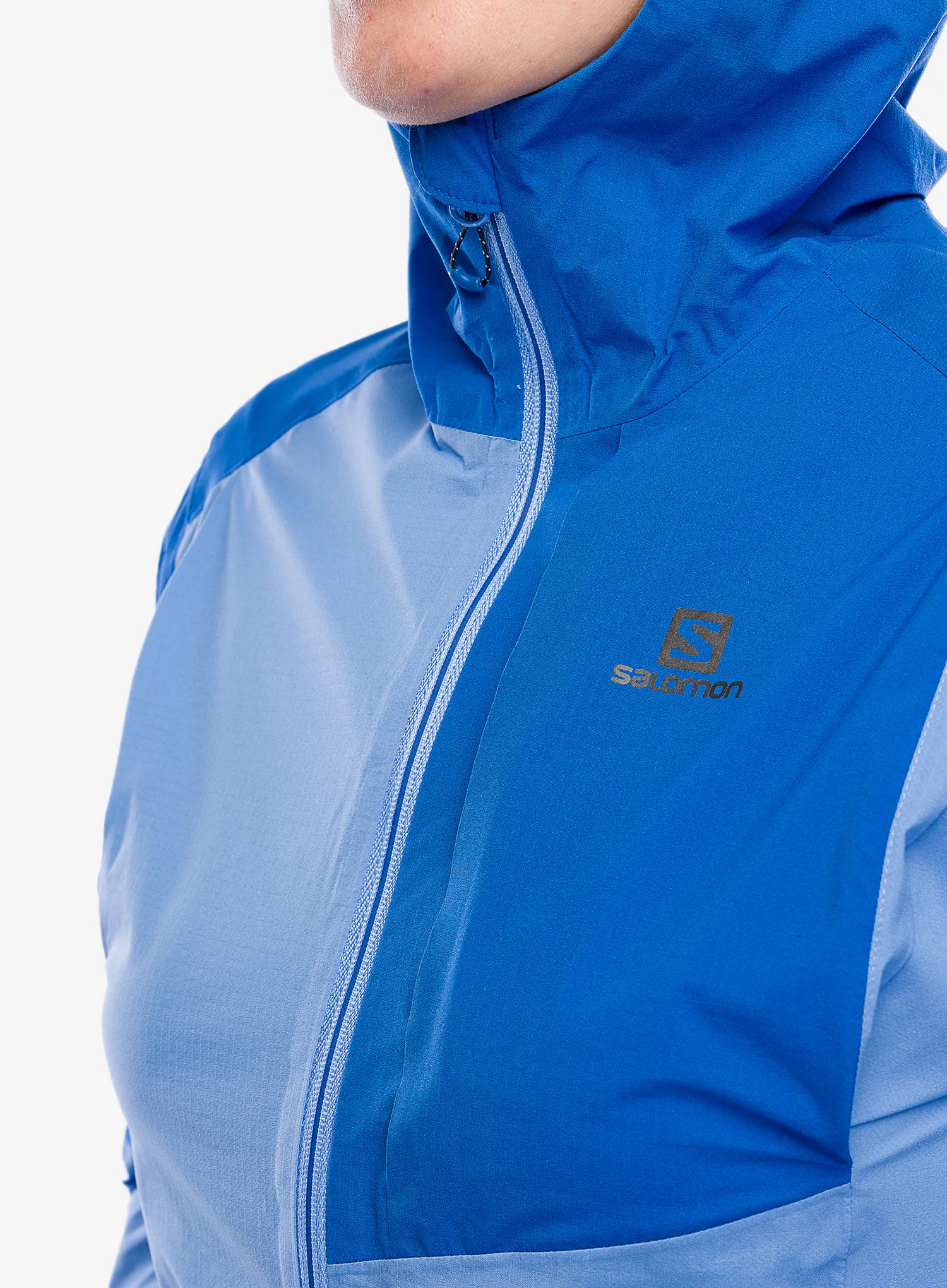 Куртка для бігу жіноча Salomon Bonatti Trail Jacket - provence/nautical blue
