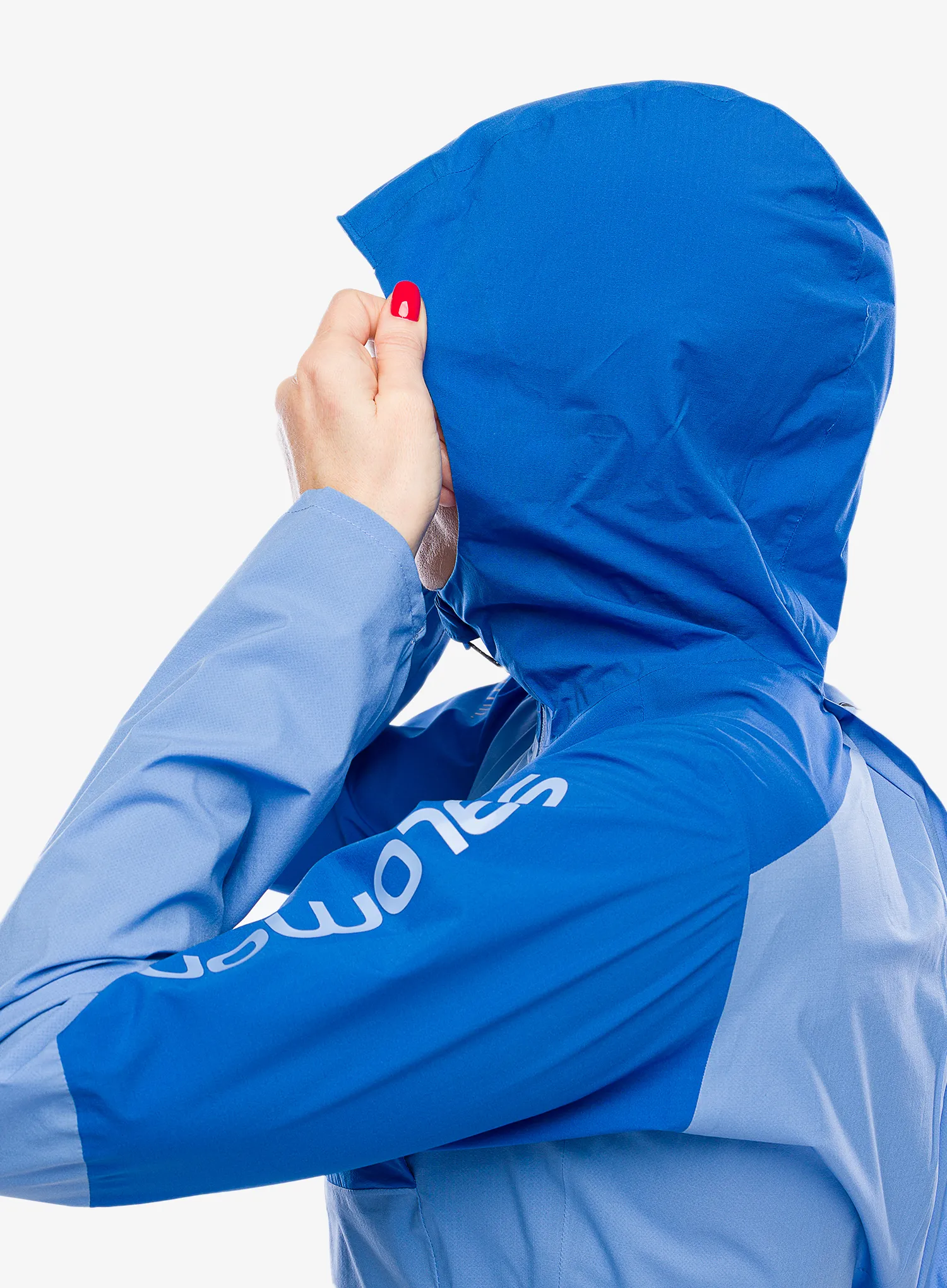 Куртка для бігу жіноча Salomon Bonatti Trail Jacket - provence/nautical blue