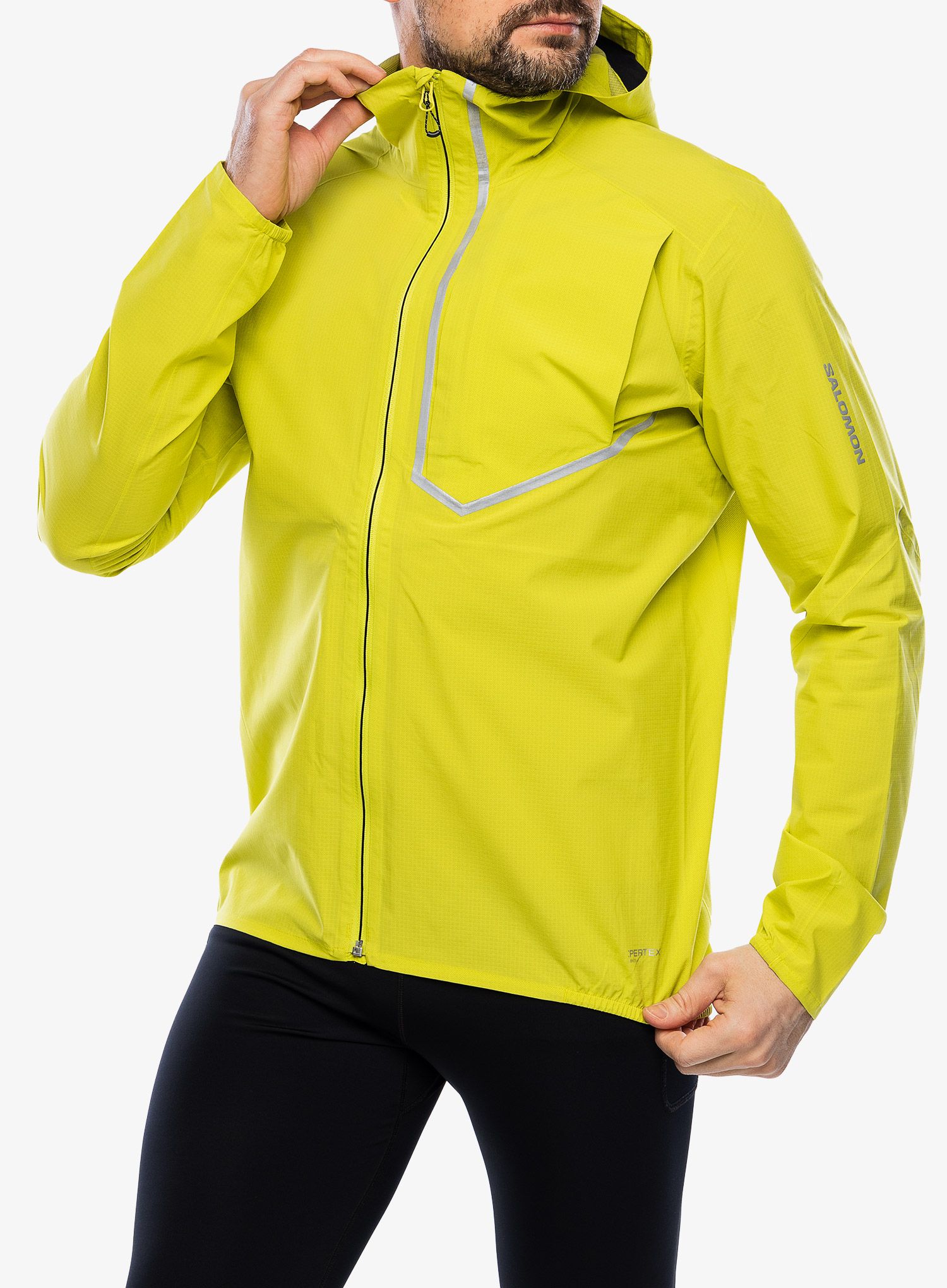 Куртка для бігу Salomon Bonatti Trail Jacket - sulphur spring