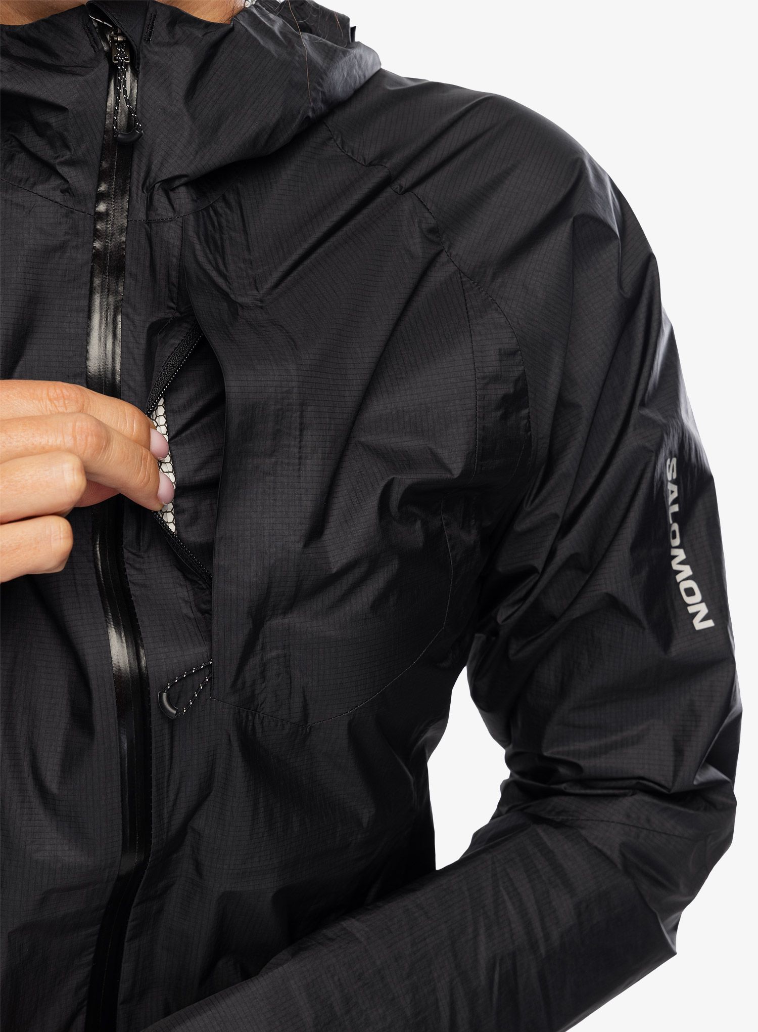 Куртка для бігу жіноча Salomon Bonatti WP Jacket - deep black