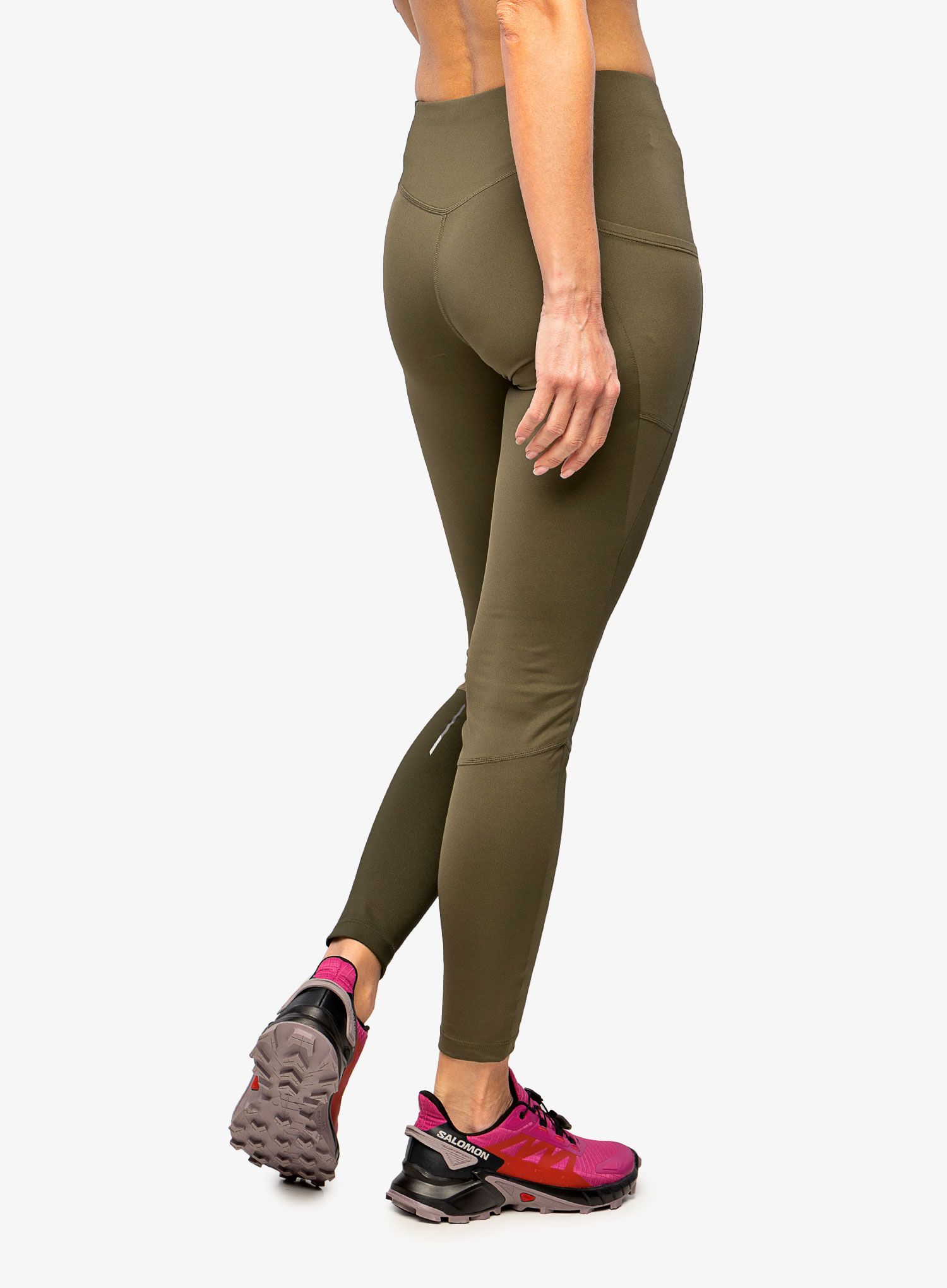 Штани для бігу жіночі Salomon Cross Run 28 Tight - grape leaf