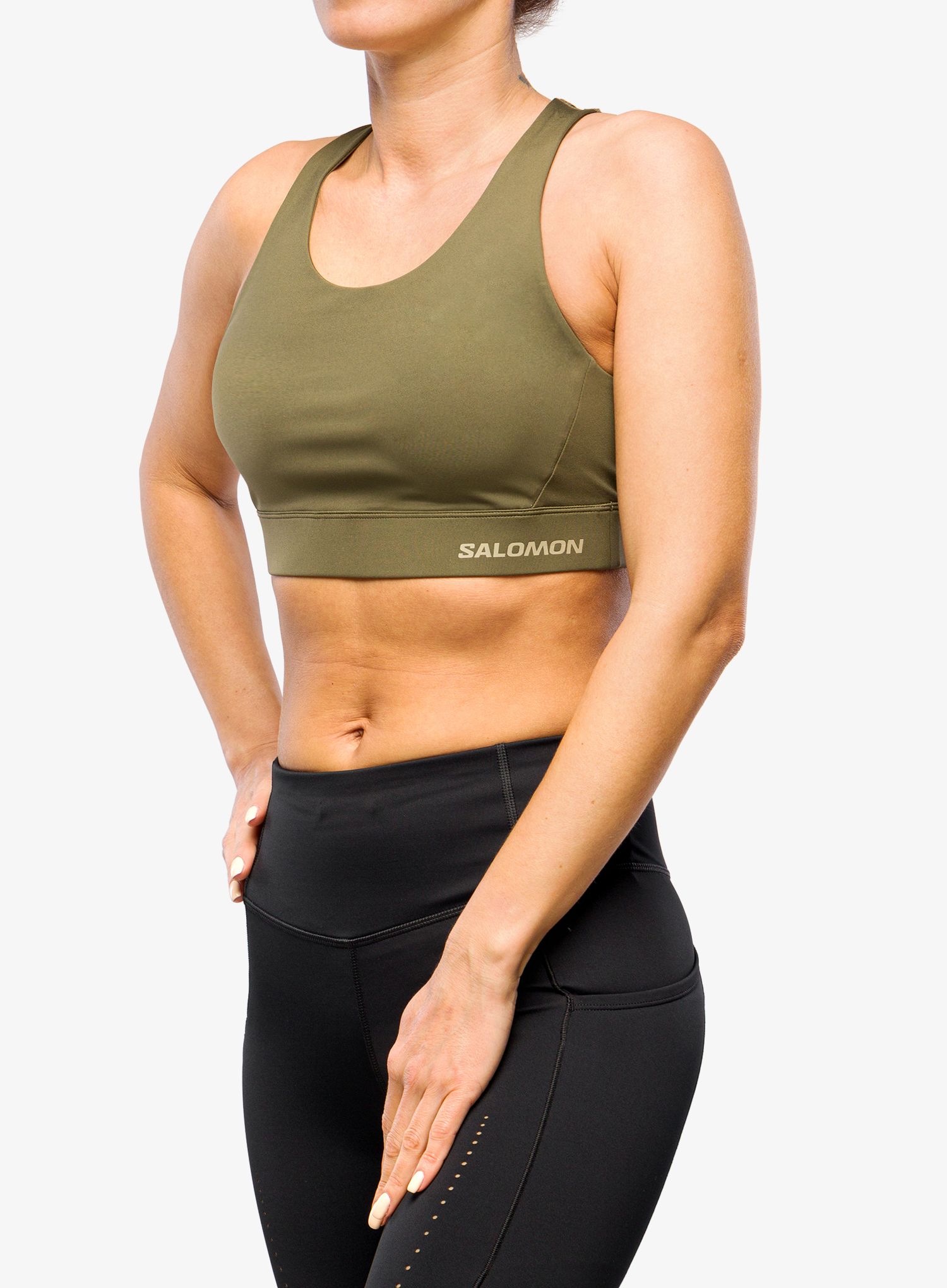 Топ спортивний Salomon Cross Run Bra - grape leaf