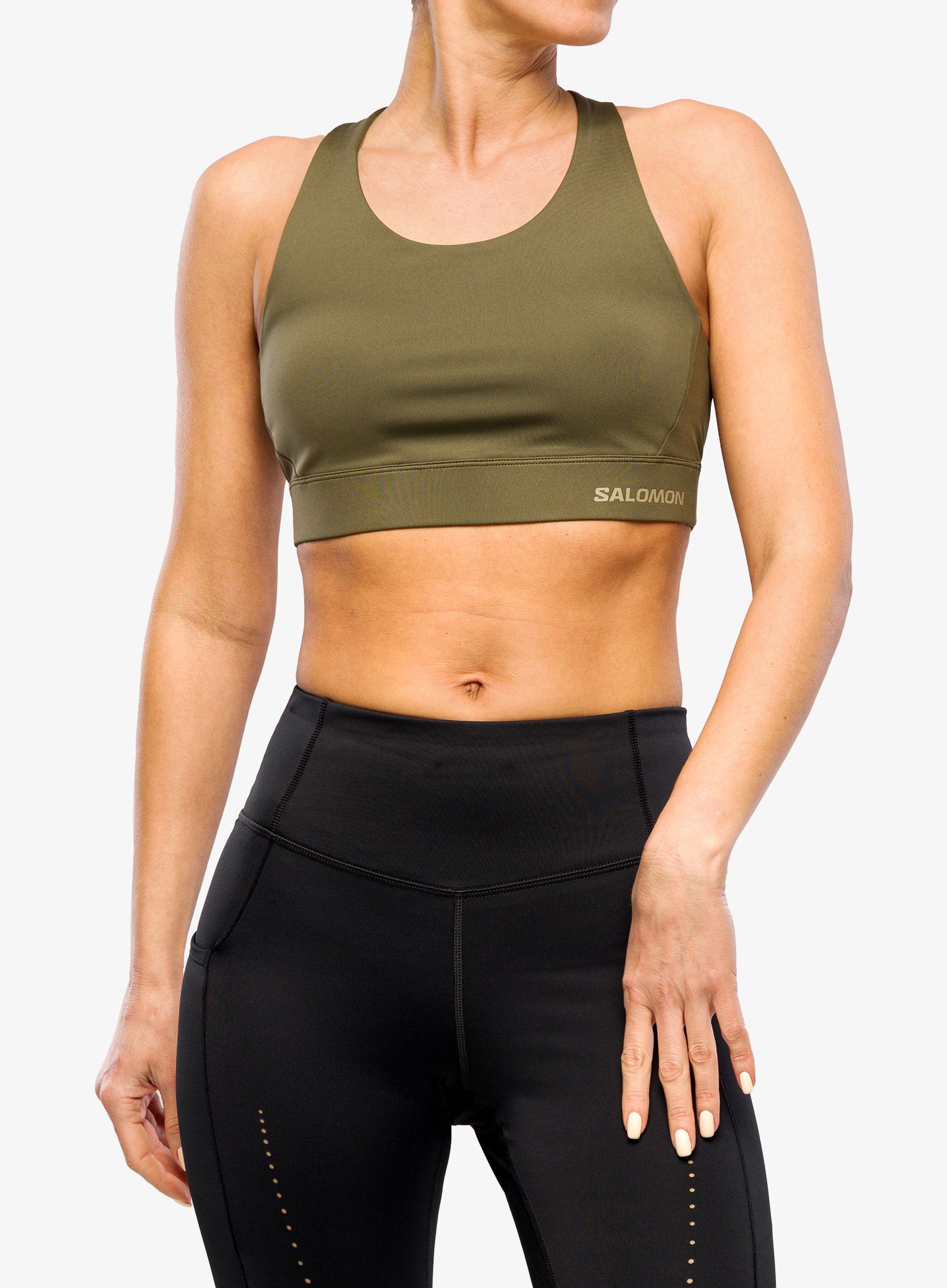 Топ спортивний Salomon Cross Run Bra - grape leaf