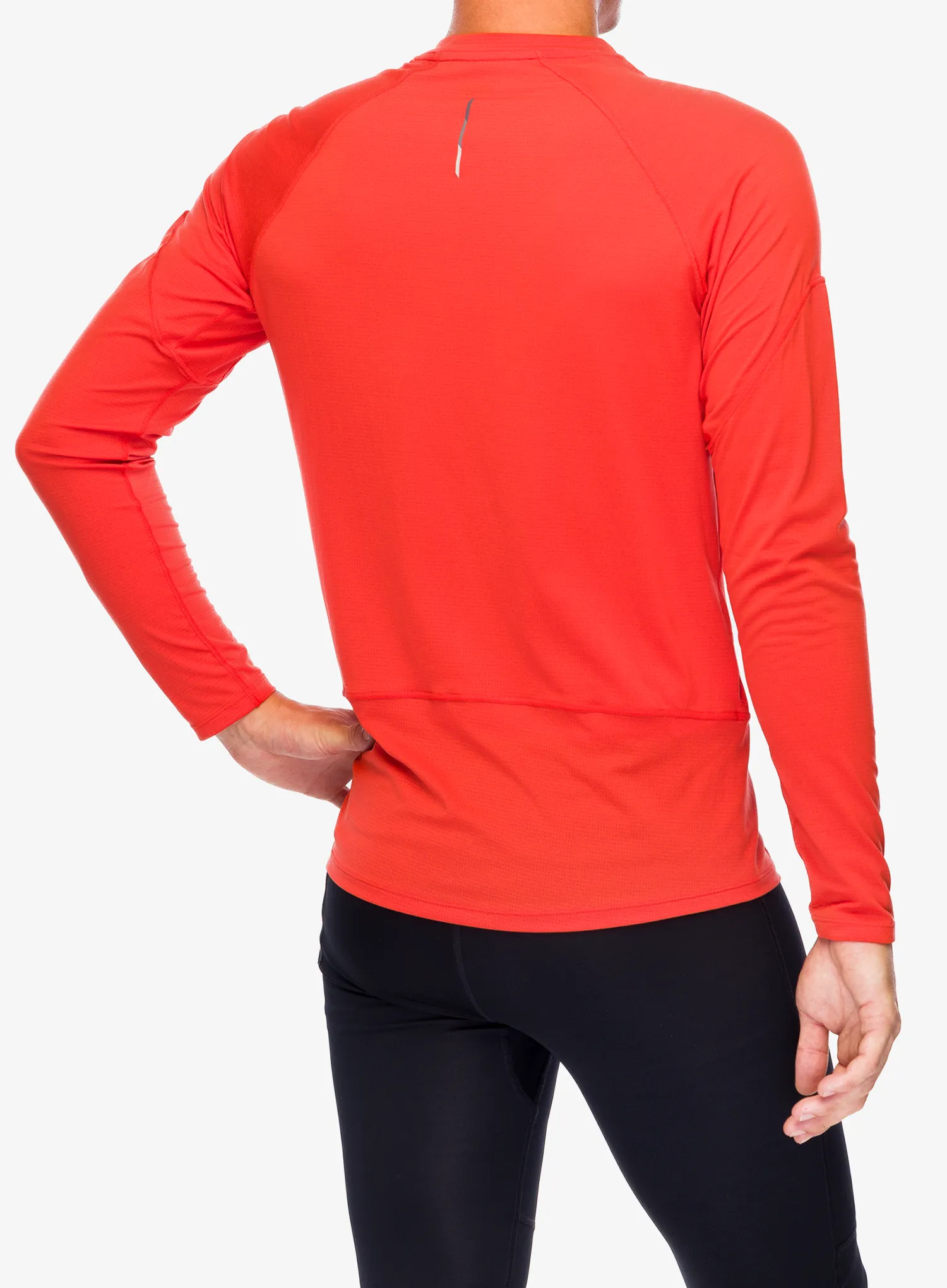 Кофта для бігу Salomon Cross Run LS Tee - cherry tomat