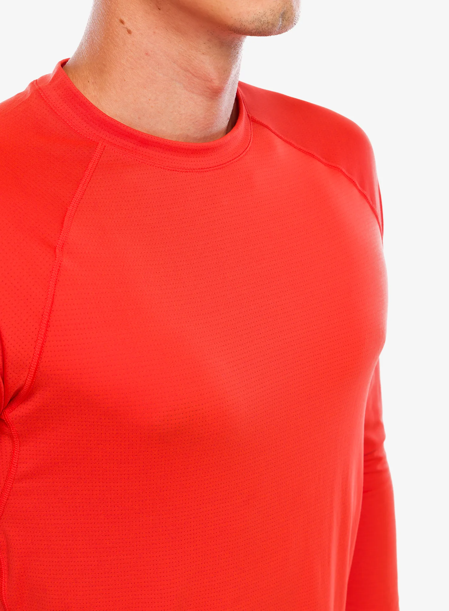 Кофта для бігу Salomon Cross Run LS Tee - cherry tomat