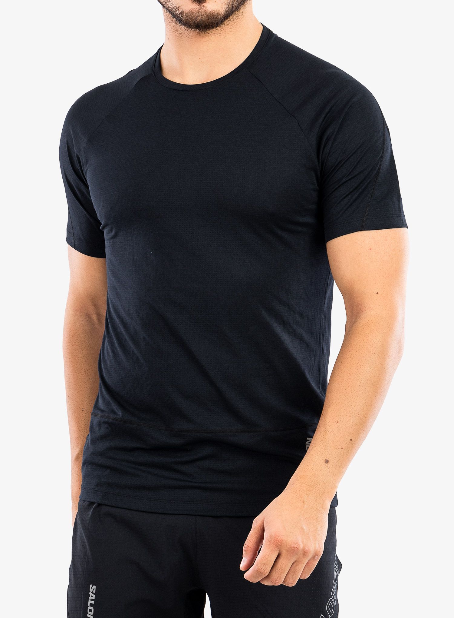 Футболка для бігу Salomon Cross Run SS Tee - deep black