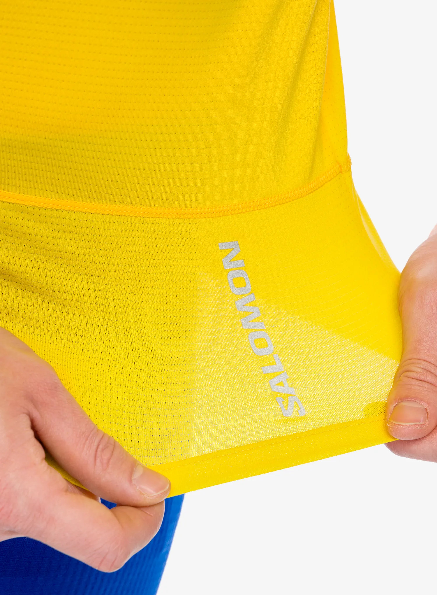 Футболка для бігу Salomon Cross Run SS Tee - lemon
