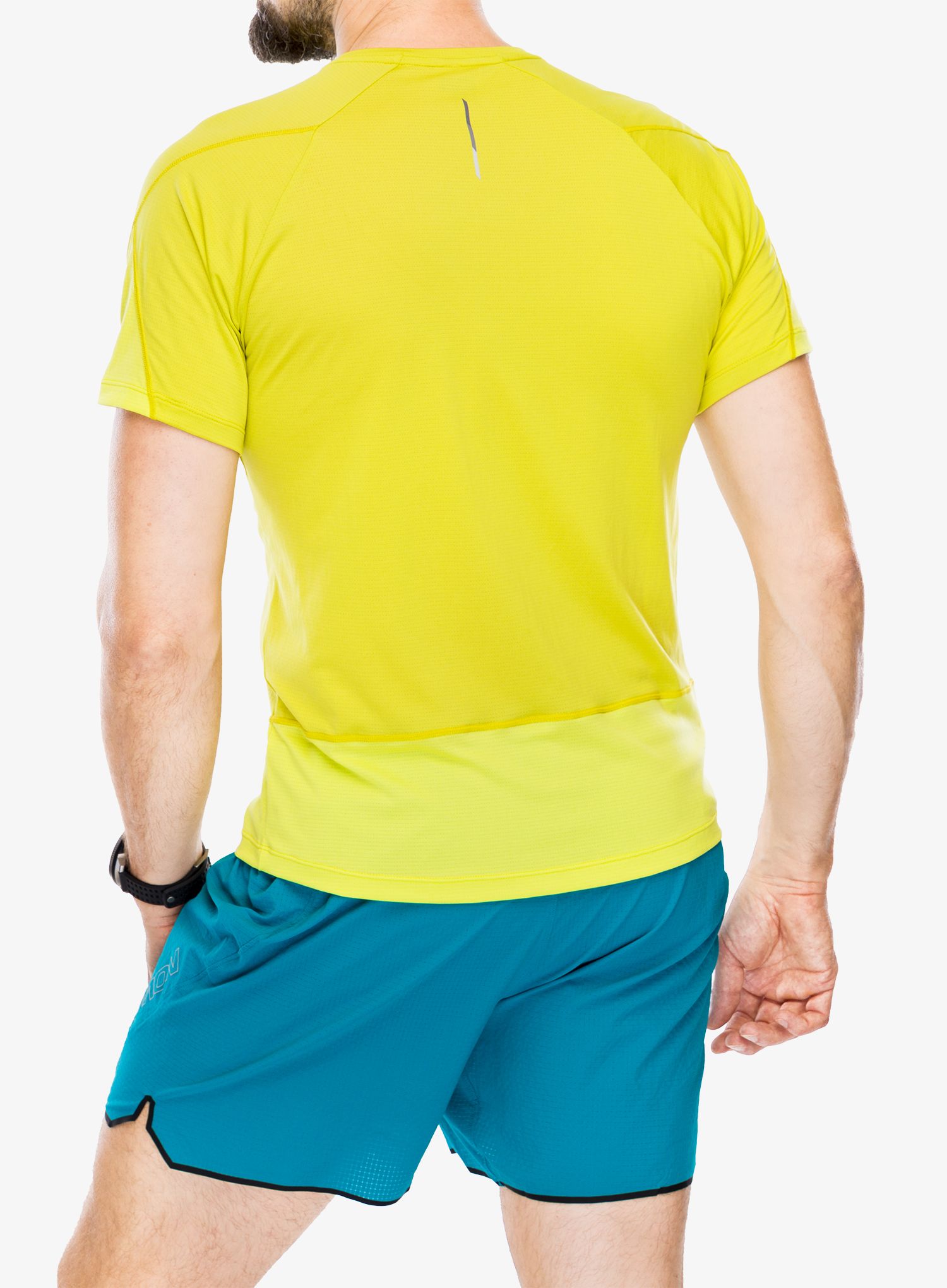 Футболка для бігу Salomon Cross Run S/S Tee - citronelle/sulphur