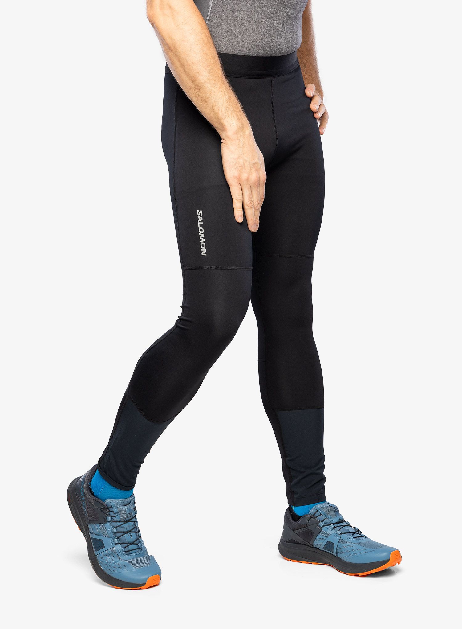 Легінси для бігу Salomon Cross Run Tight - deep black