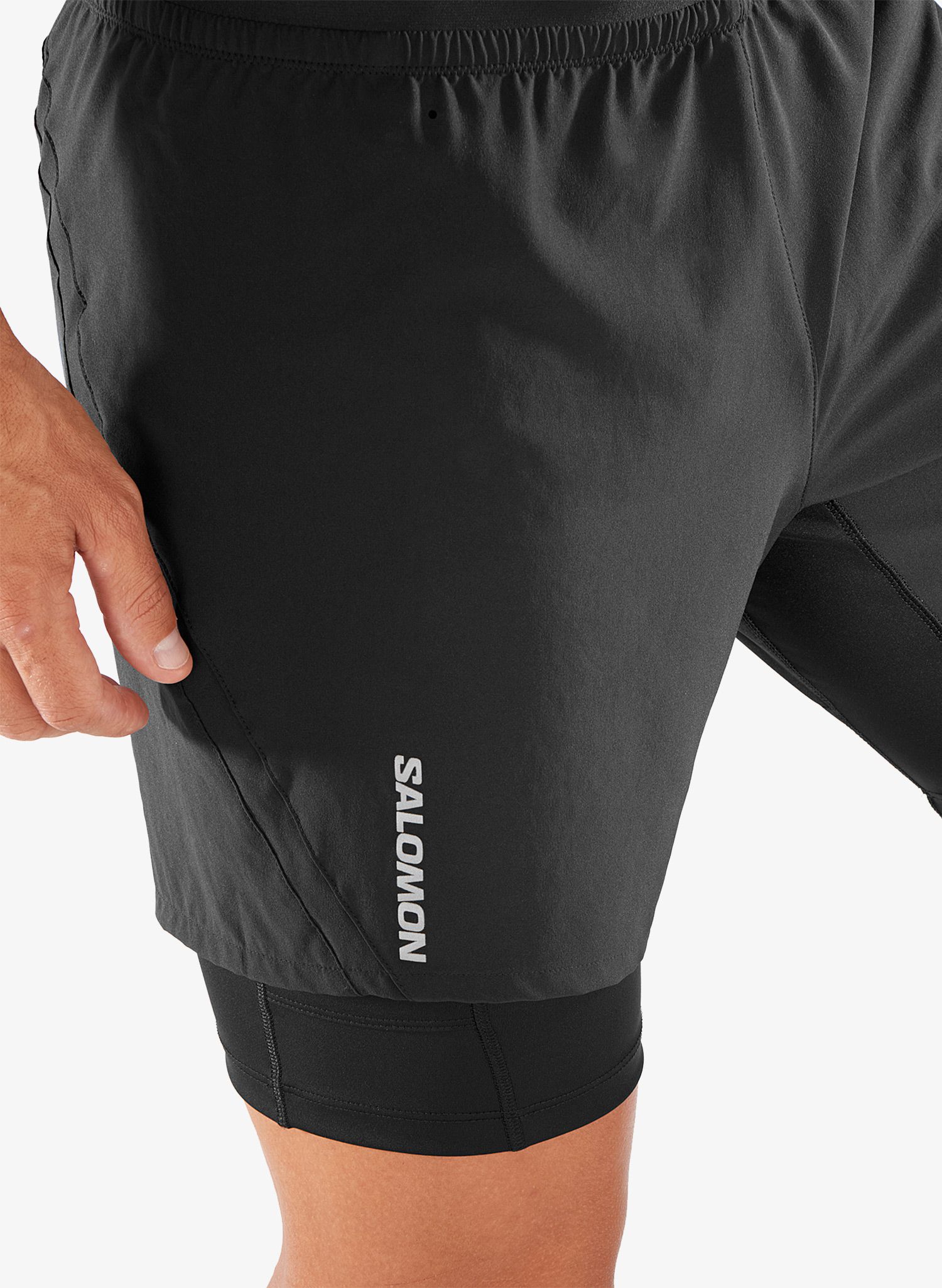 Шорти для бігу Salomon Cross Tw Shorts - deep black