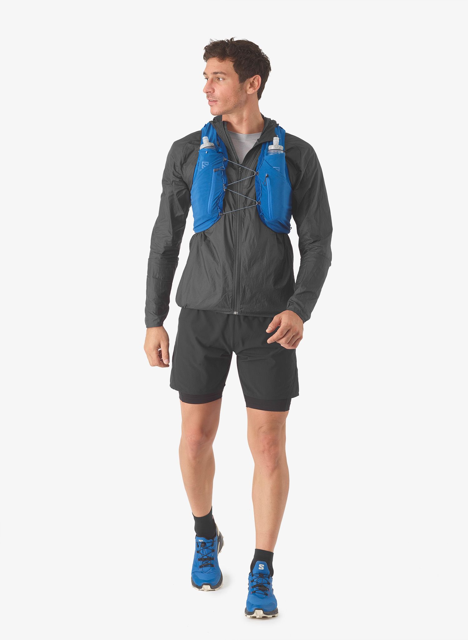 Шорти для бігу Salomon Cross Tw Shorts - deep black