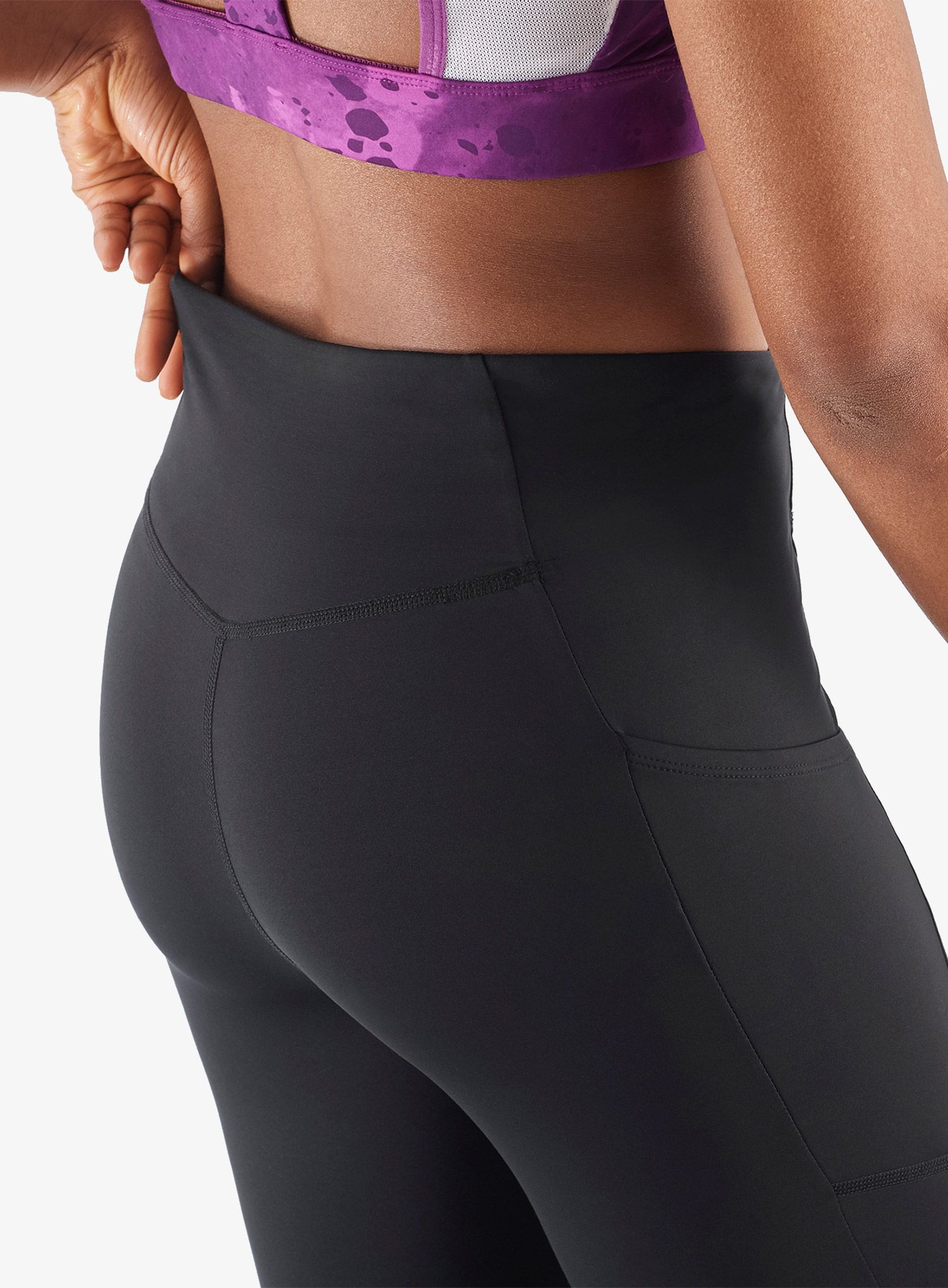 Штани для бігу жіночі Salomon Cross Warm Tight - deep black