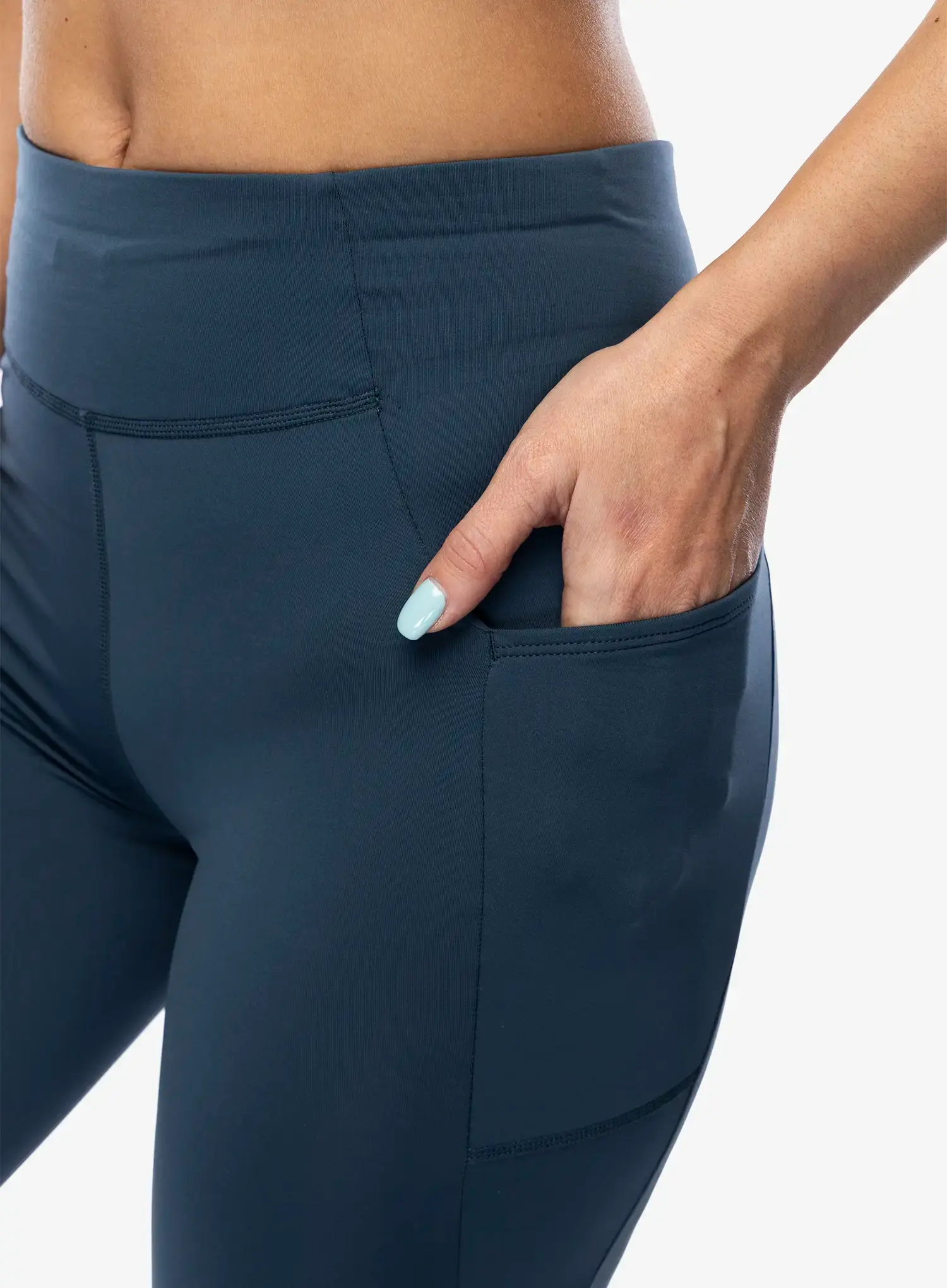 Штани для бігу жіночі Salomon Cross Warm Tight - midnight navy