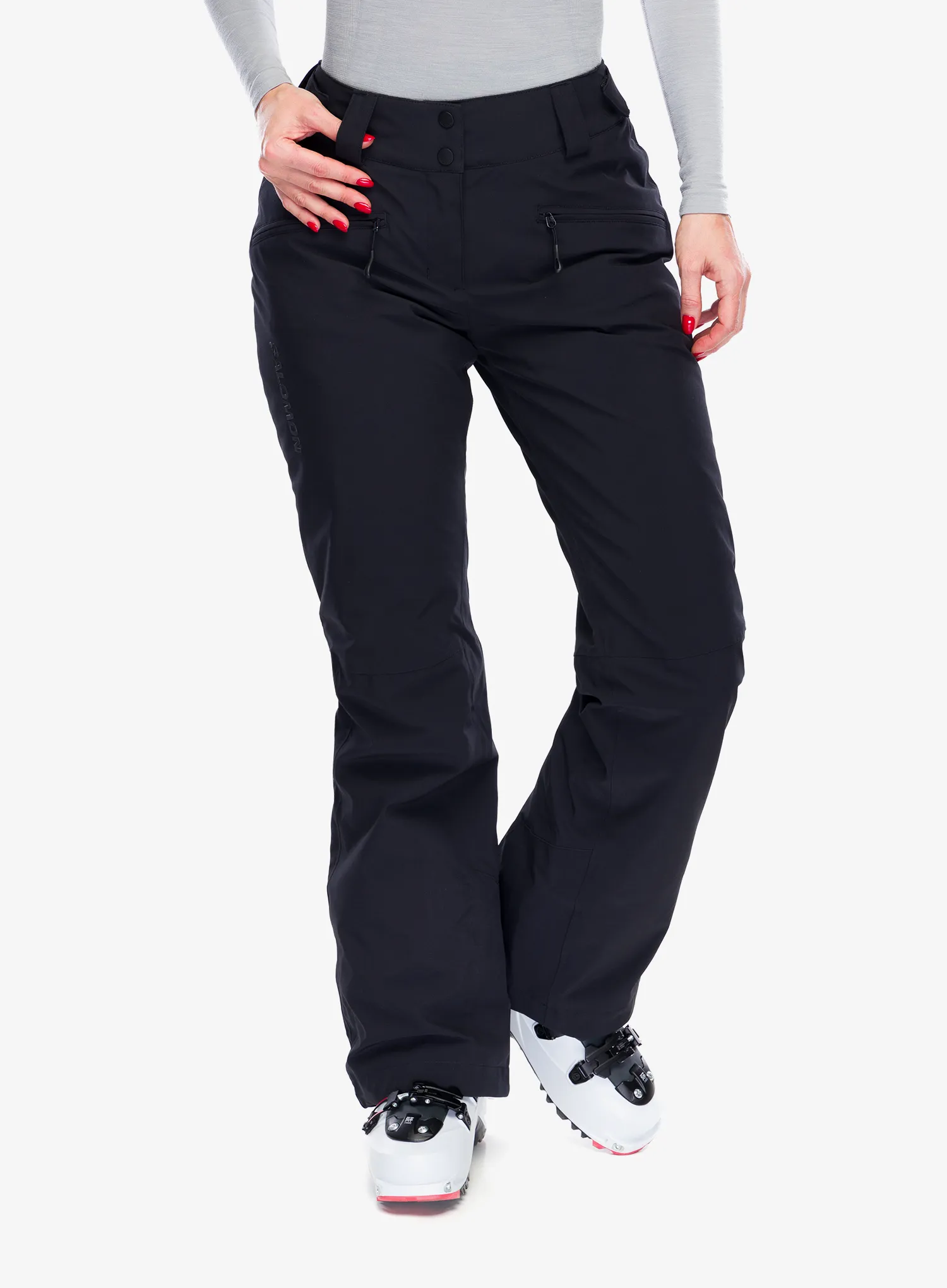 Штани лижні жіночі Salomon Edge Pant - deep black