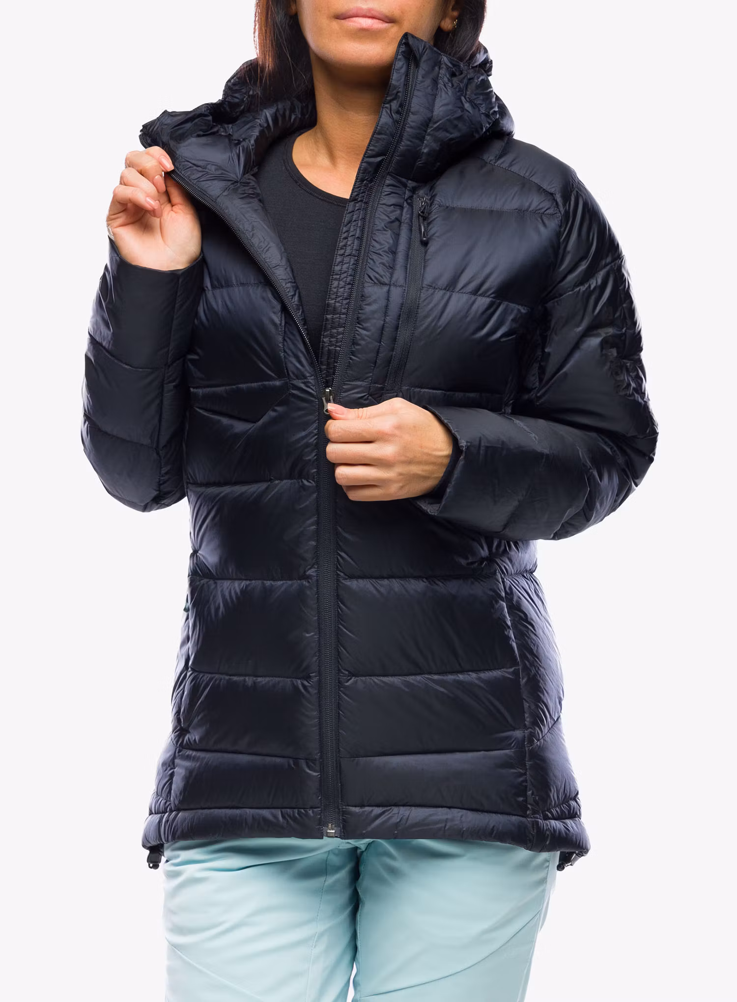 Куртка утеплена жіноча Salomon Elixir Down Parka - deep black