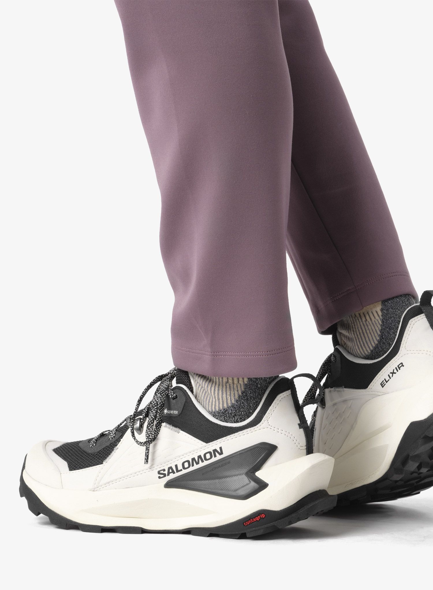 Черевики жіночі GORE-TEX Salomon Elixir GTX - vanila/phantom/metal