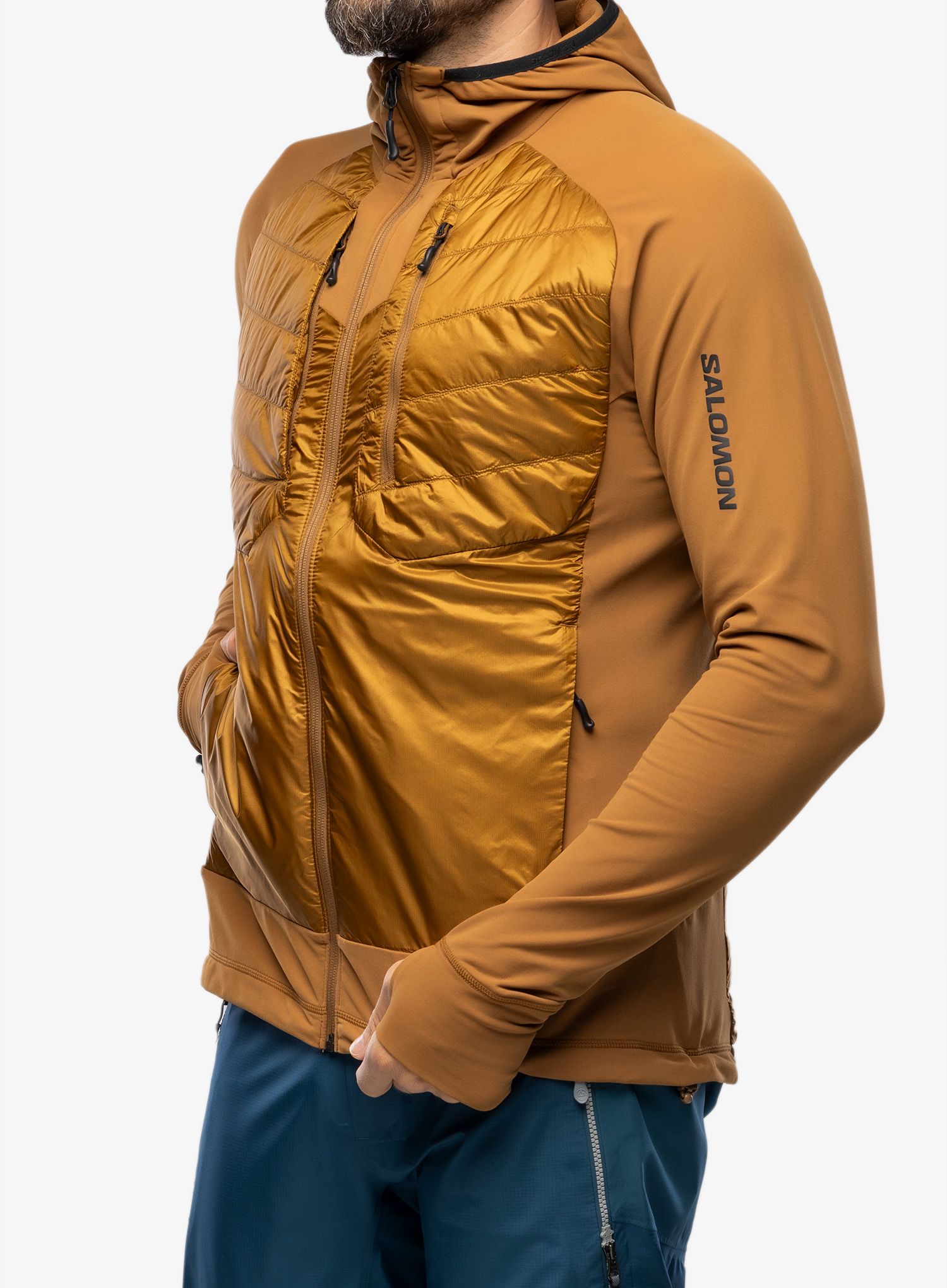 Куртка гібридна Salomon Elixir Hybrid HD Insul - rubber