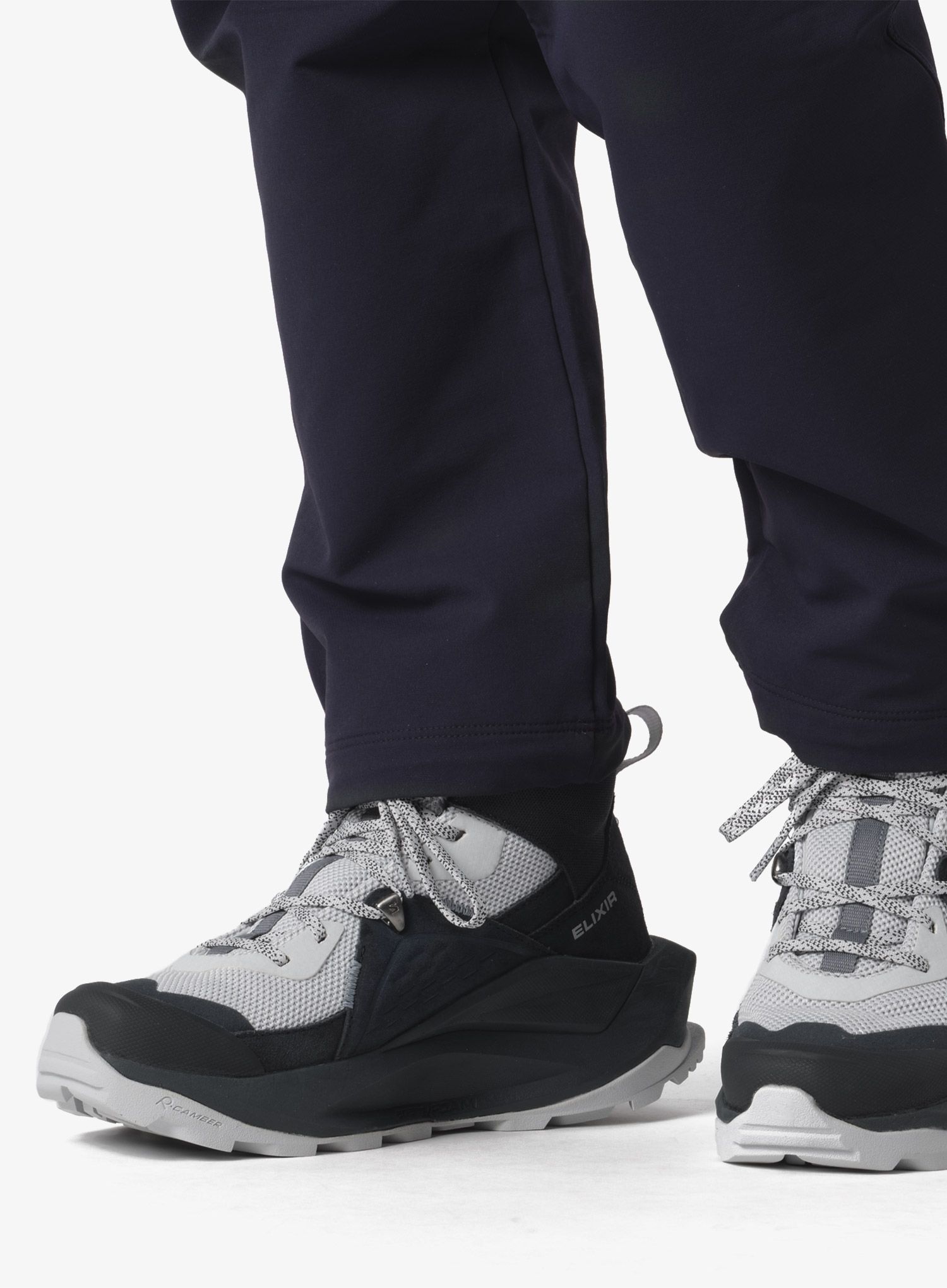 Черевики туристичні жіночі Salomon Elixir Mid GTX - carbon/blue/flint